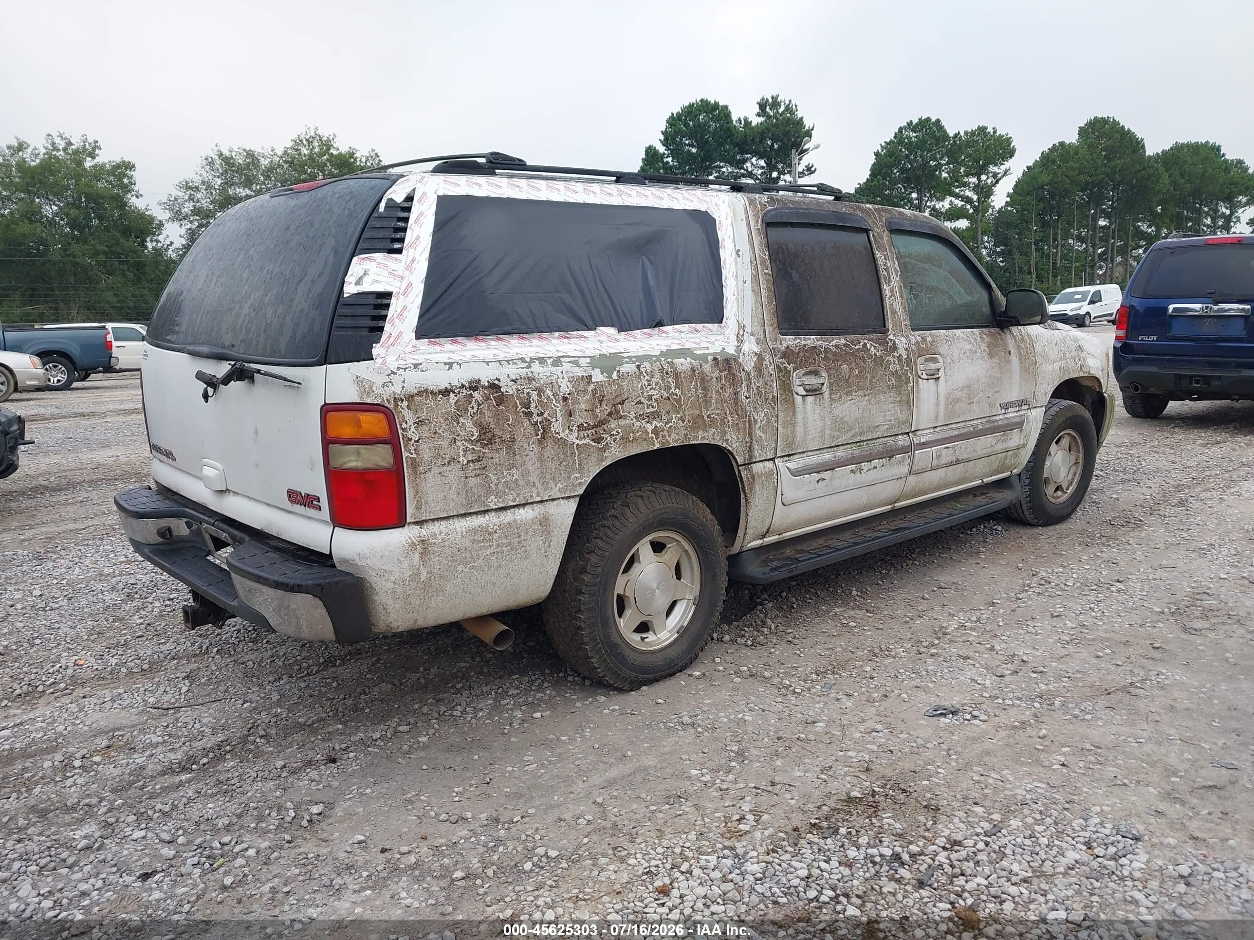 2003 Gmc Yukon Xl 1500 Slt White vin: 3GKEC16Z63G168996