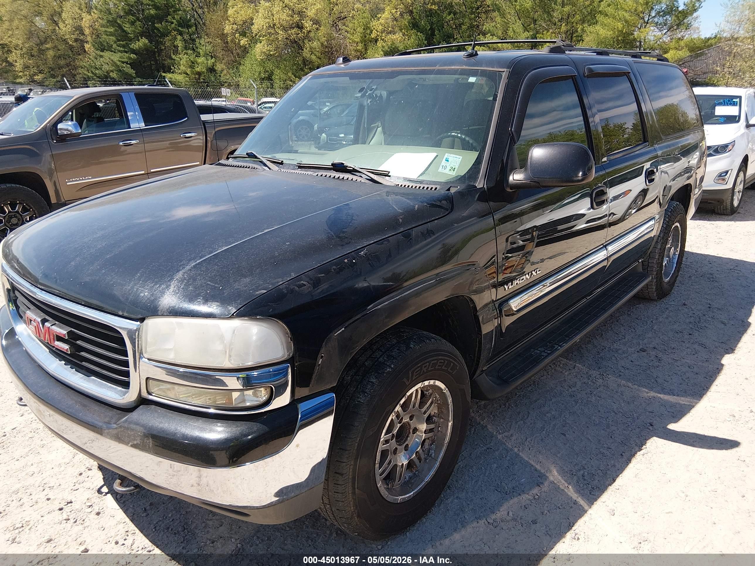 2004 Gmc Yukon Xl 1500 Slt Black vin: 3GKEC16Z64G137507