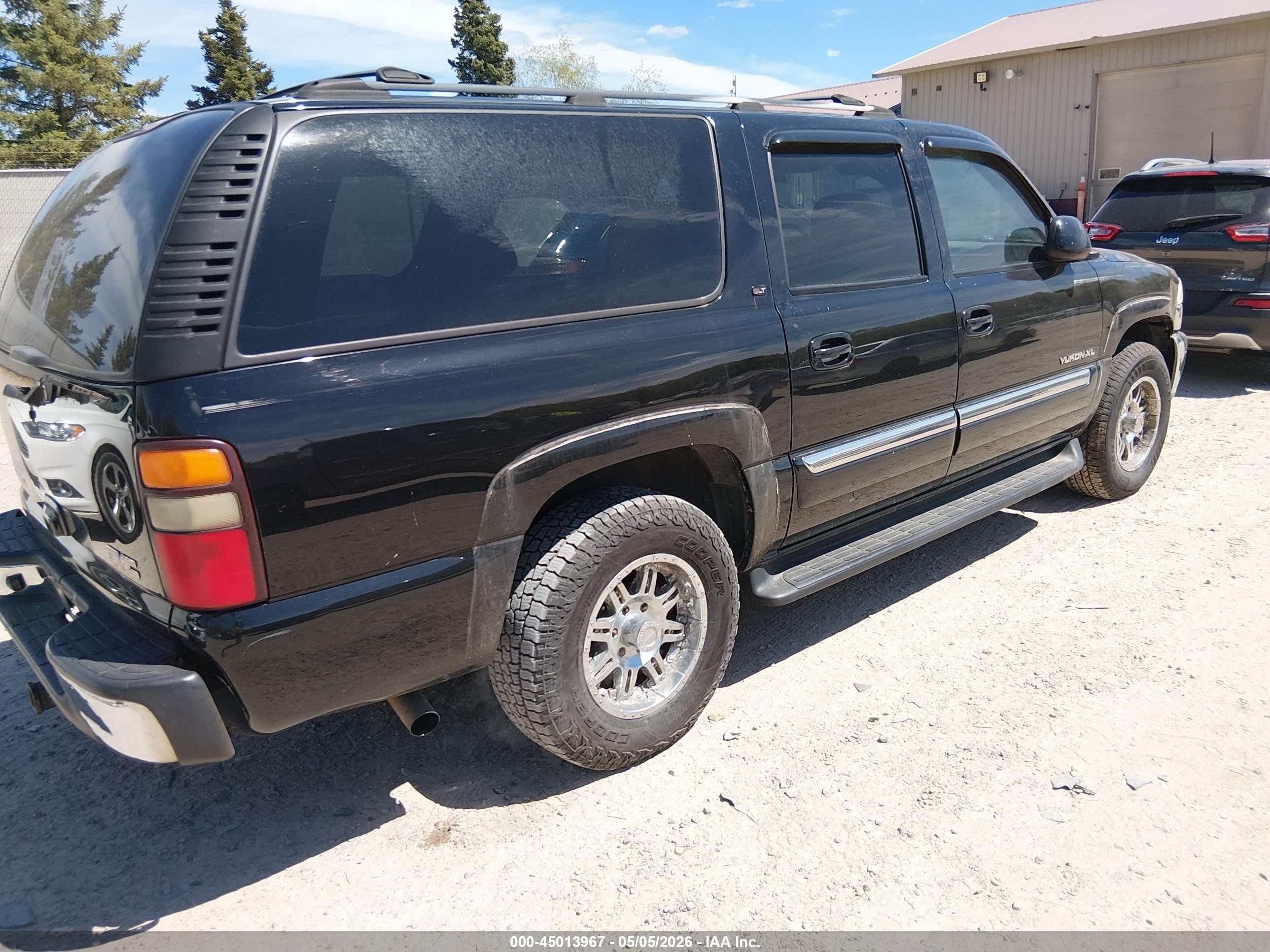 2004 Gmc Yukon Xl 1500 Slt Black vin: 3GKEC16Z64G137507