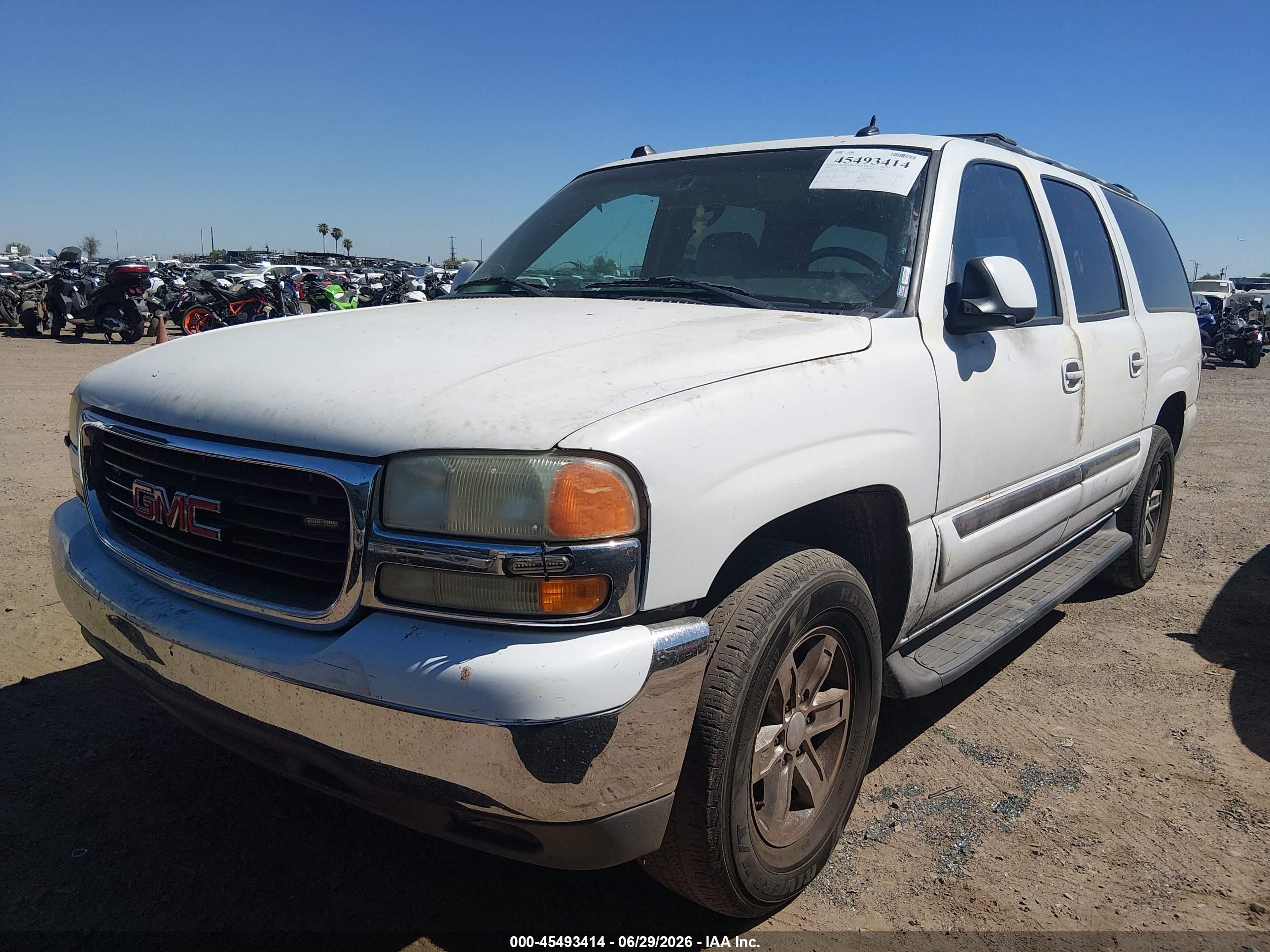 2005 Gmc Yukon Xl 1500 Slt White vin: 3GKEC16Z75G101956