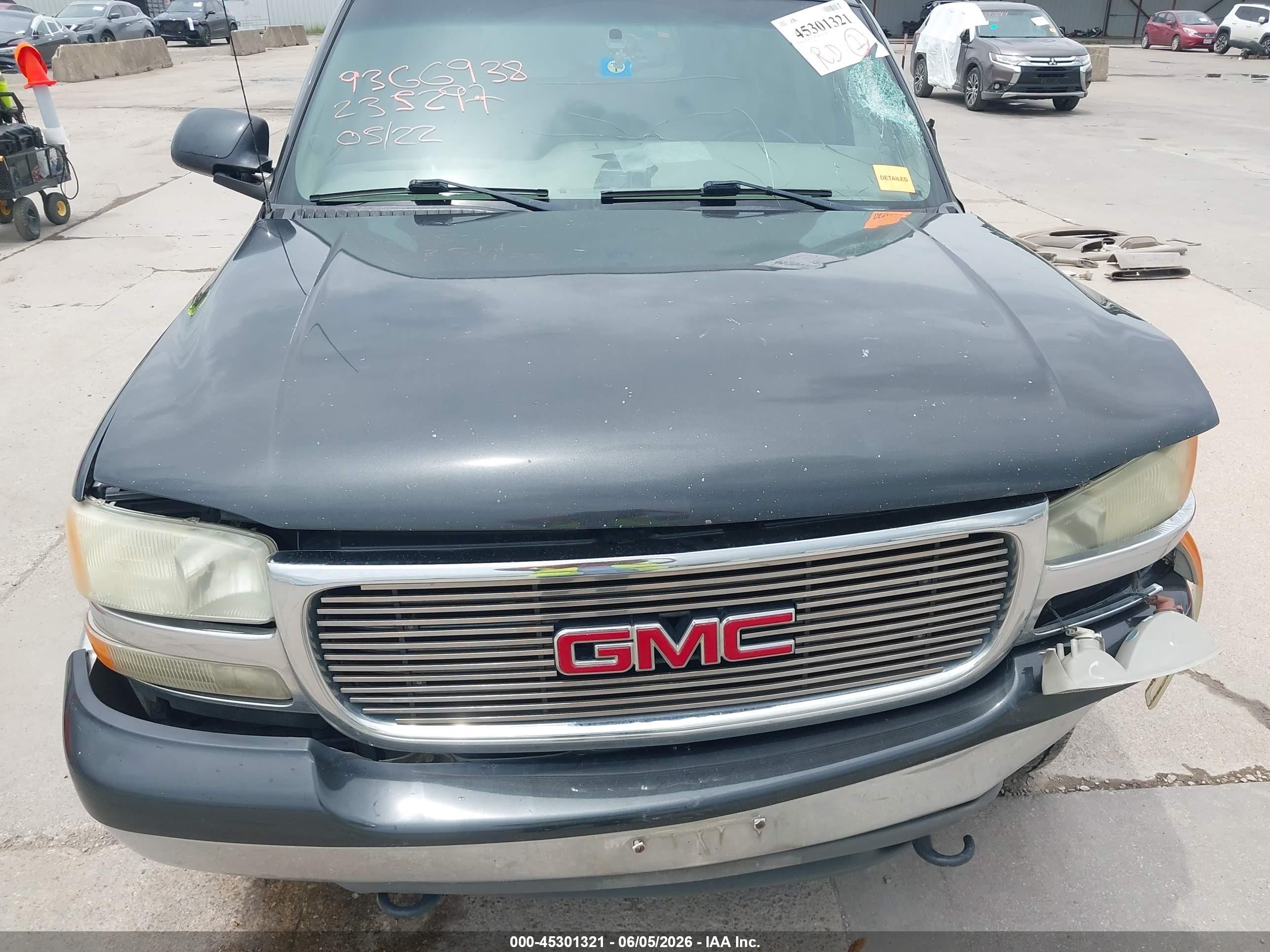 2003 Gmc Yukon Xl 1500 Slt Gray vin: 3GKEC16Z93G235297