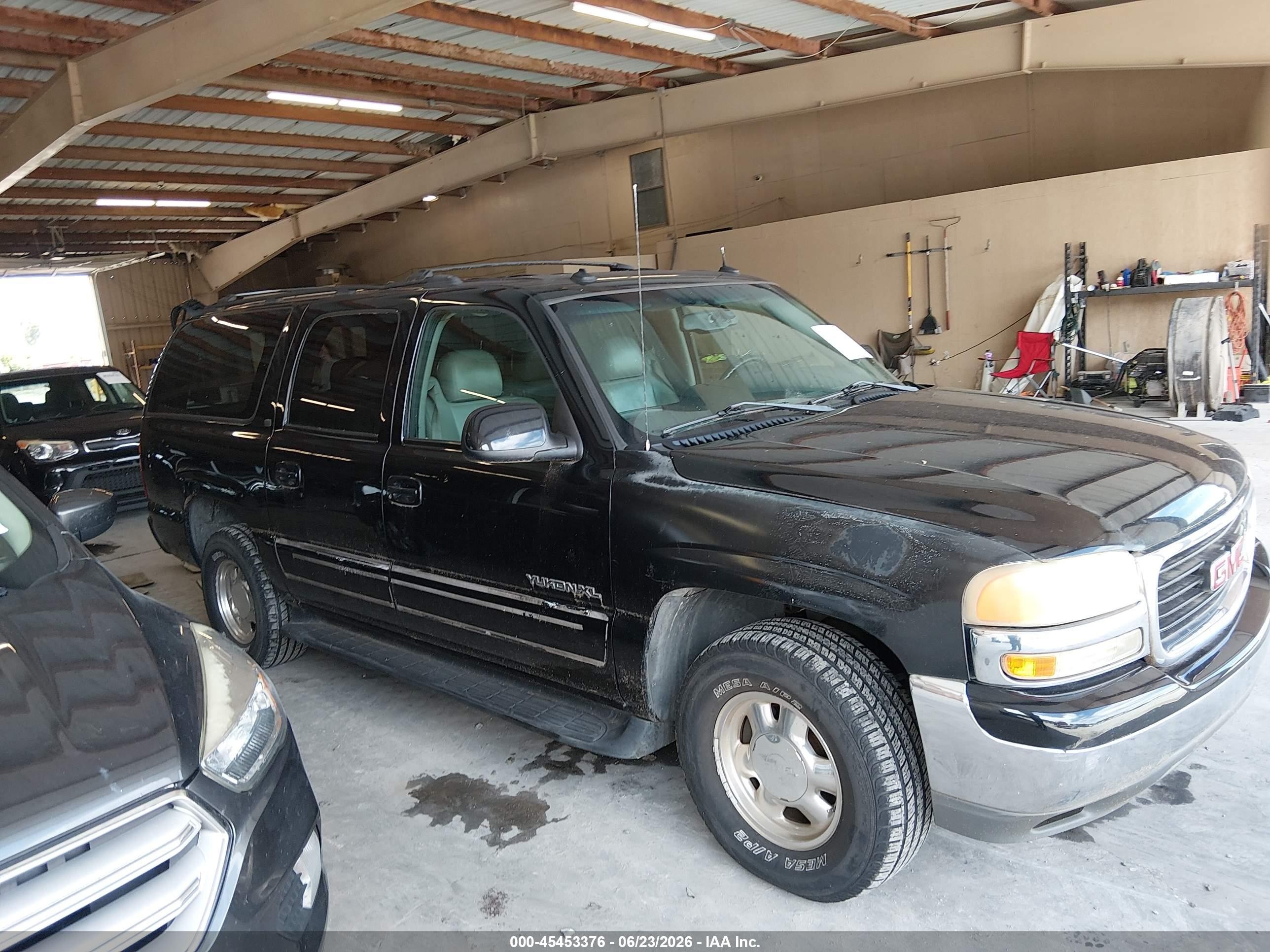 2003 Gmc Yukon Xl 1500 Slt Black vin: 3GKEC16ZX3G141798