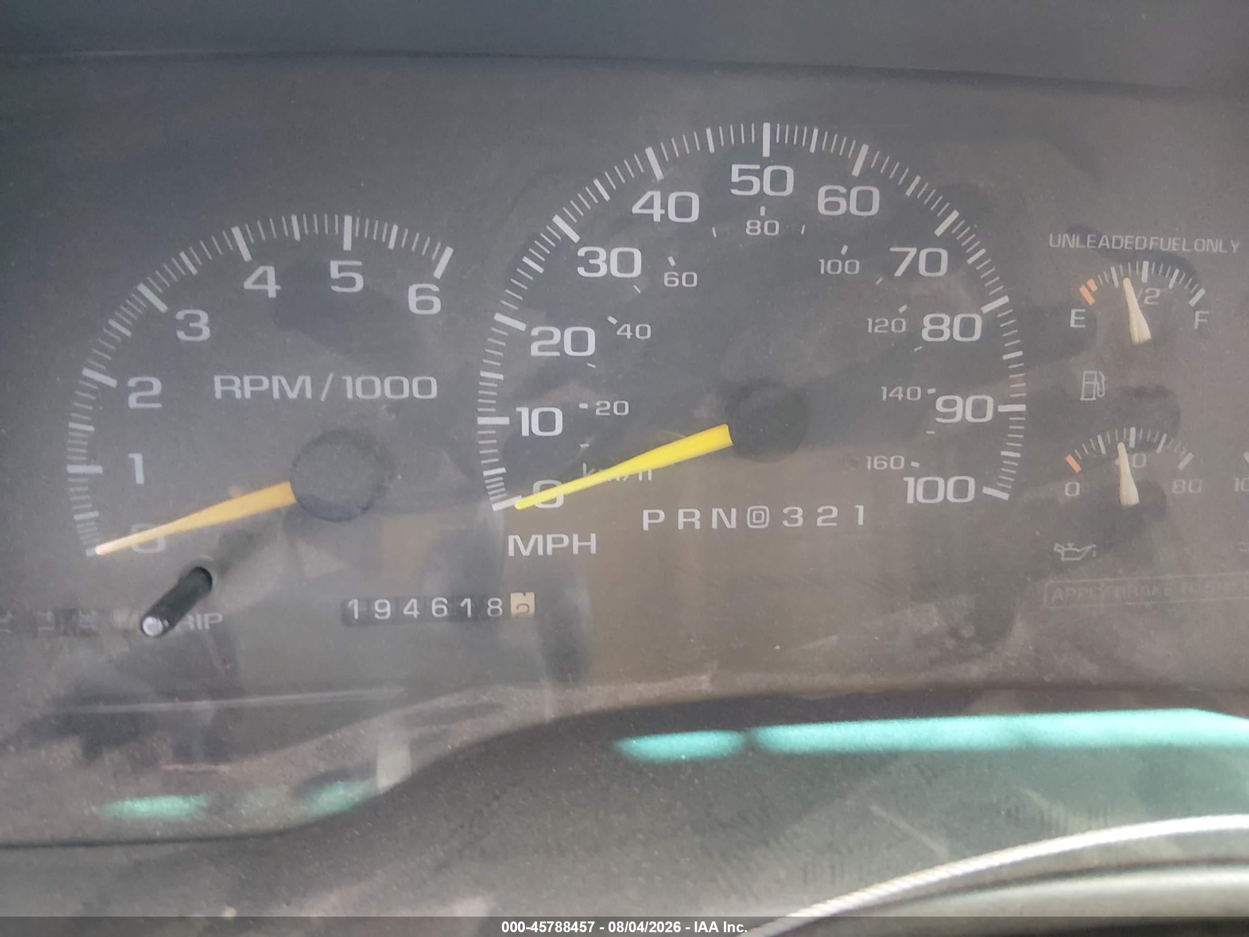 1997 Gmc Yukon Sl White vin: 3GKEK18R1VG525939