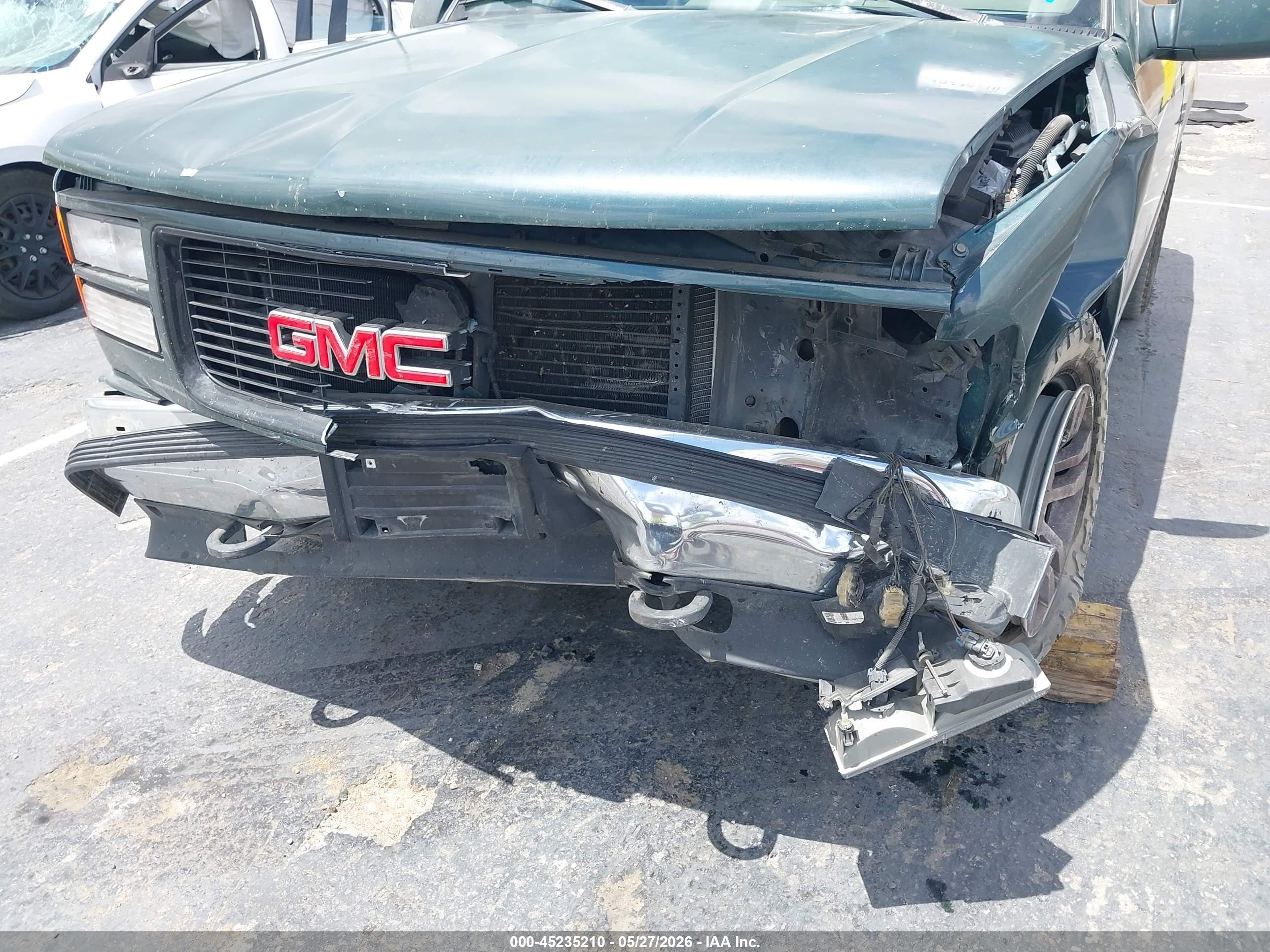 1996 Gmc Yukon   Green vin: 3GKEK18R6TG504971