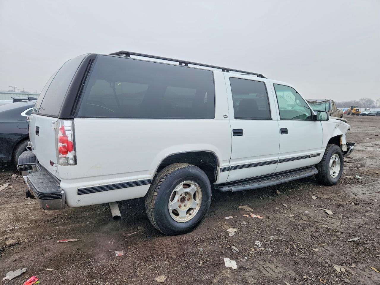 1998 Gmc Suburban K1500 White vin: 3GKFK16R0WG511264