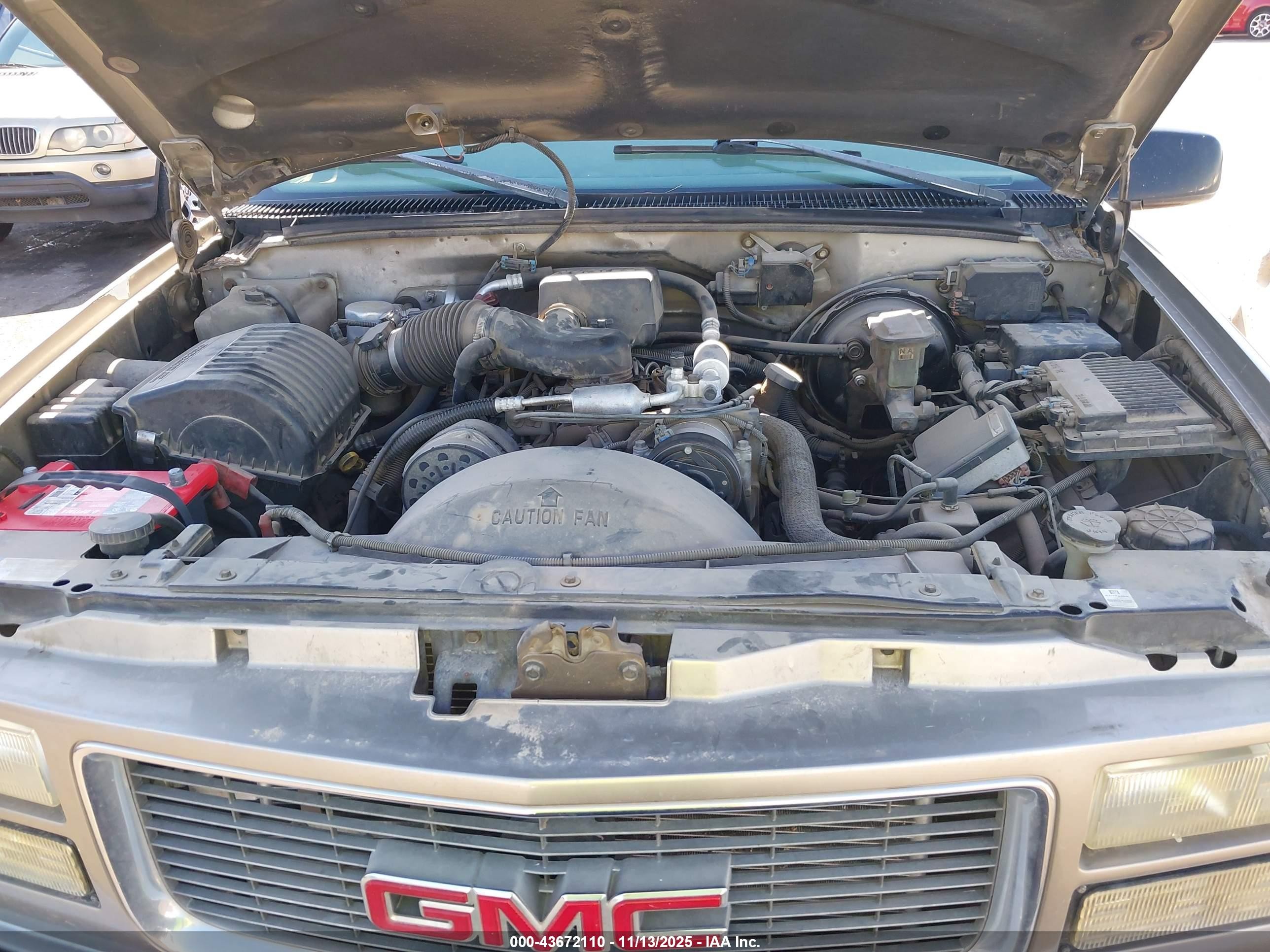1998 Gmc Suburban 1500 Sl Gold vin: 3GKFK16R2WG514103