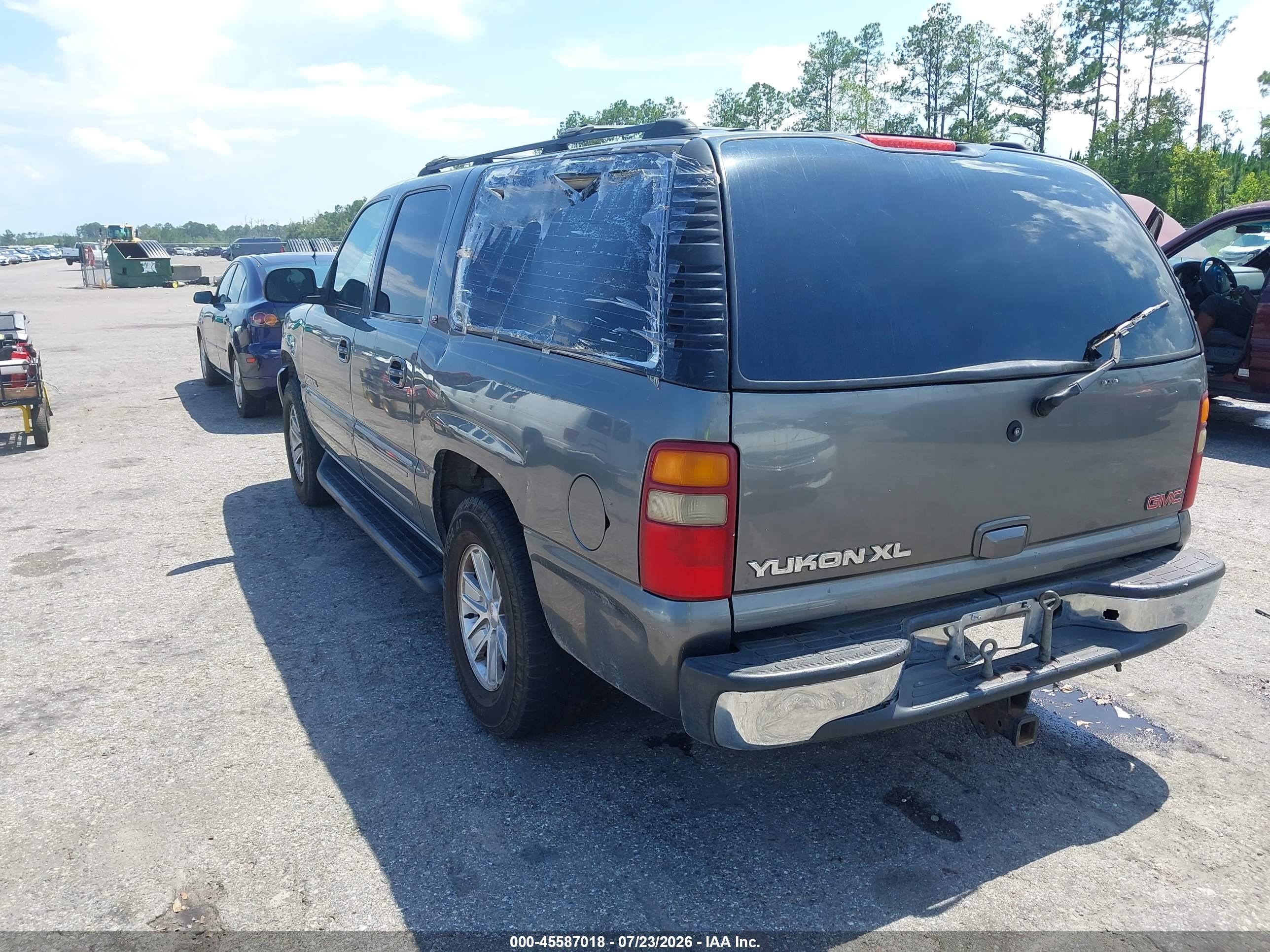 2002 Gmc Yukon Xl 1500 Slt Gray vin: 3GKFK16T02G266441
