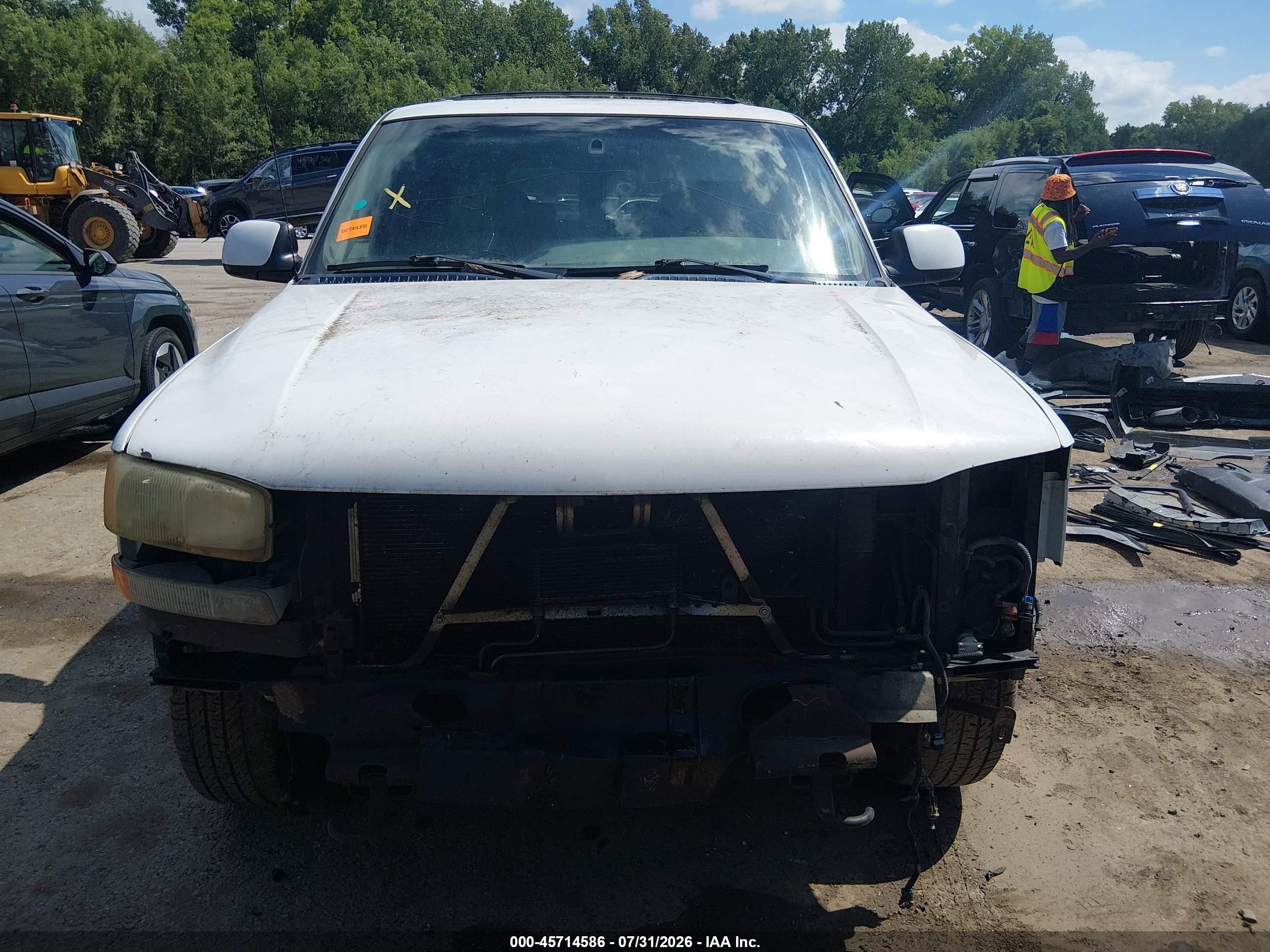 2000 Gmc Yukon Xl 1500 Slt White vin: 3GKFK16T0YG213974