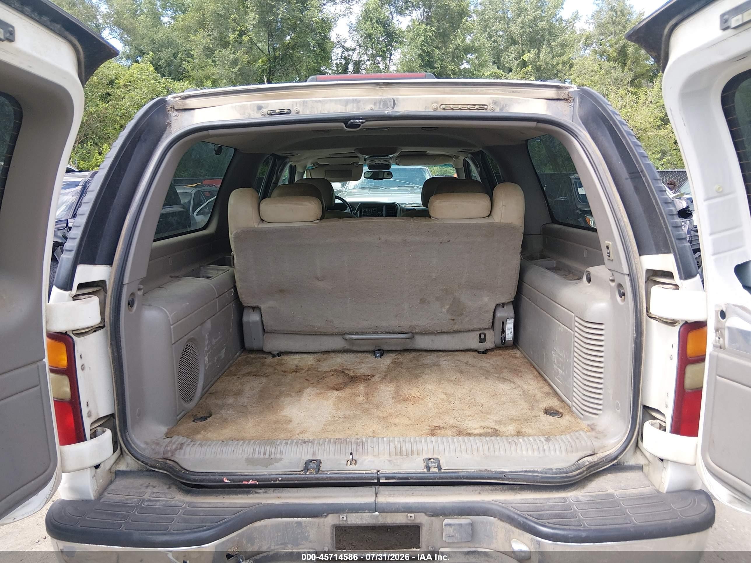 2000 Gmc Yukon Xl 1500 Slt White vin: 3GKFK16T0YG213974