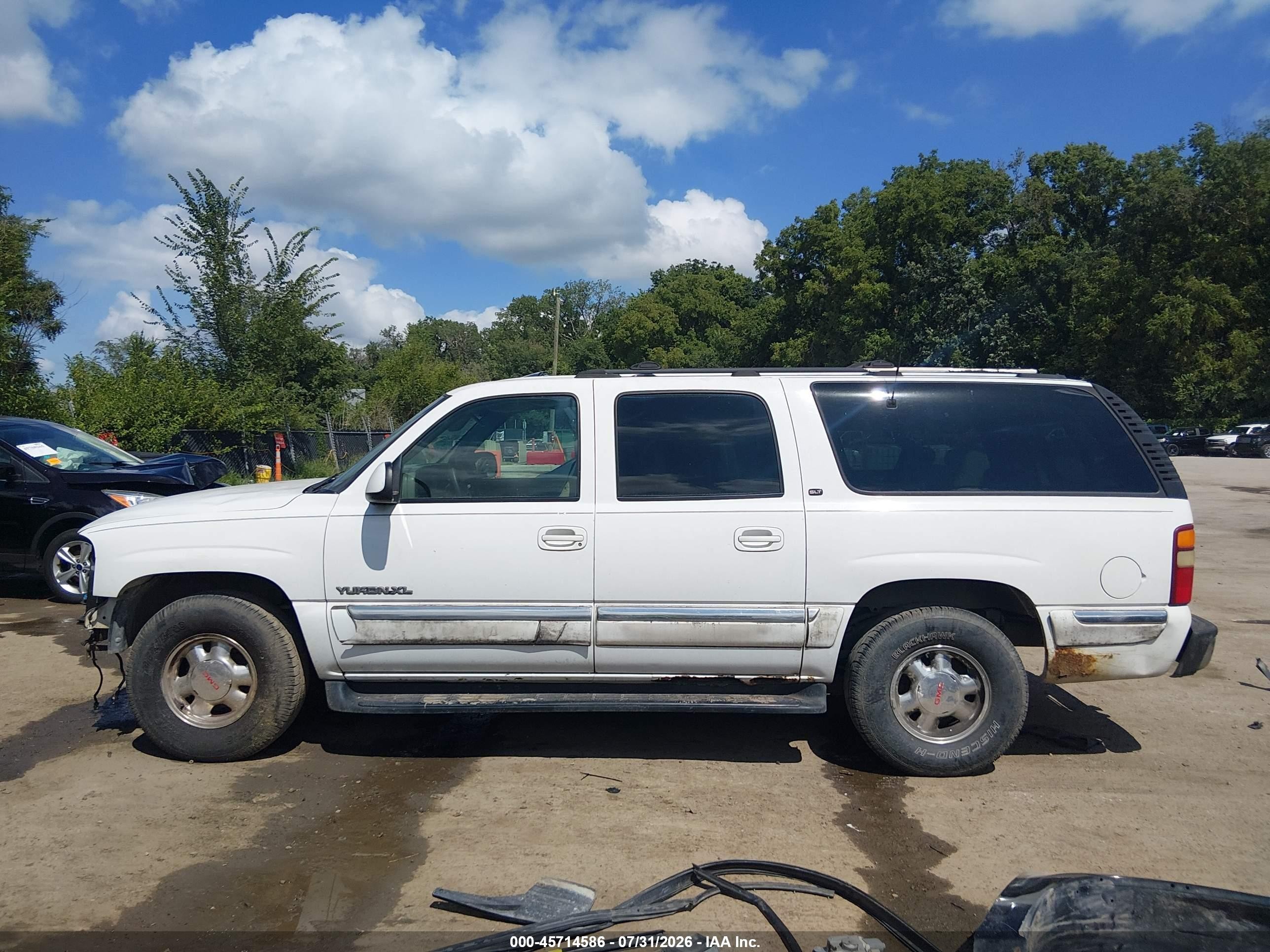 2000 Gmc Yukon Xl 1500 Slt White vin: 3GKFK16T0YG213974
