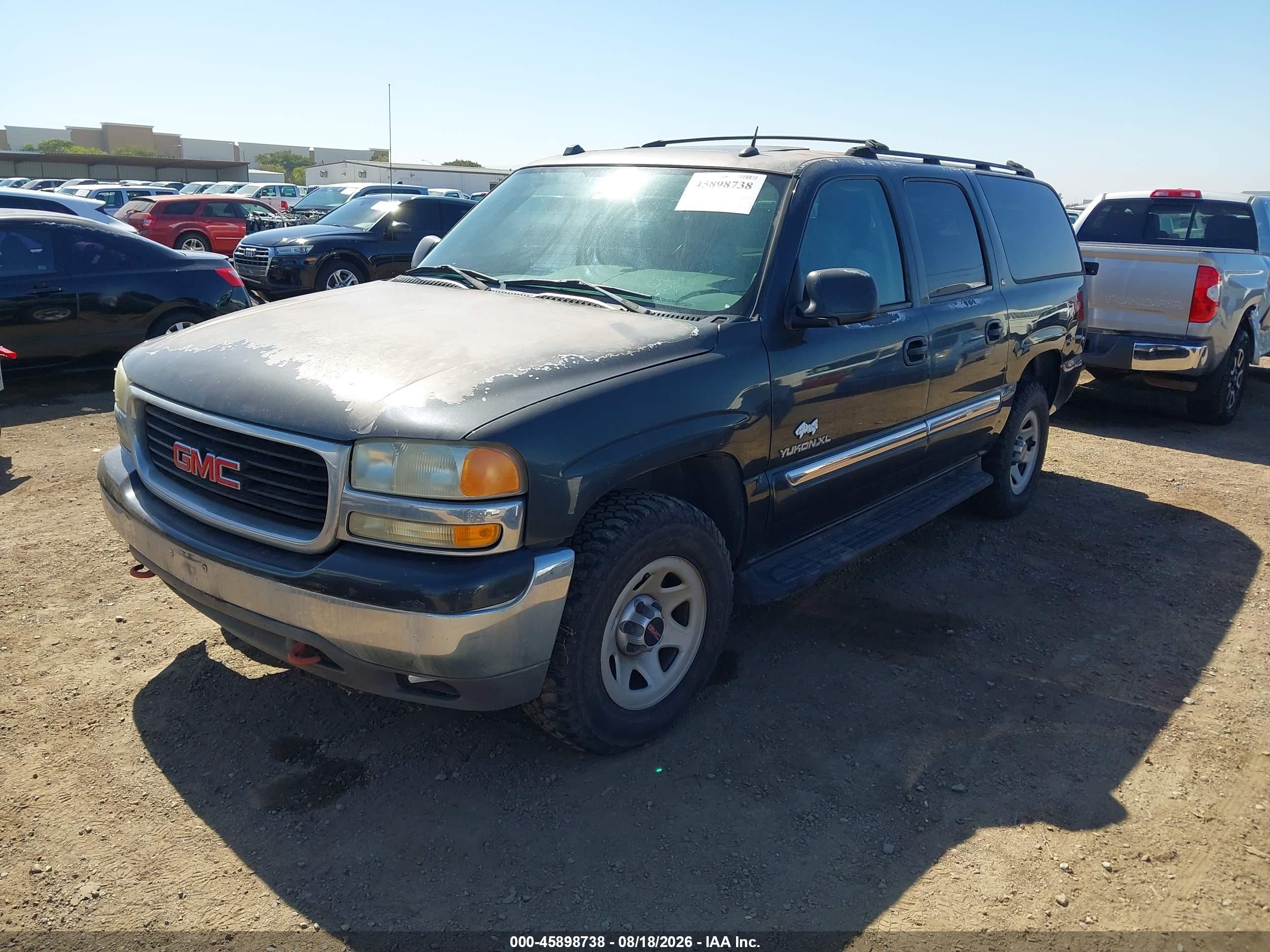 2004 Gmc Yukon Xl 1500 Slt Gray vin: 3GKFK16T24G302875