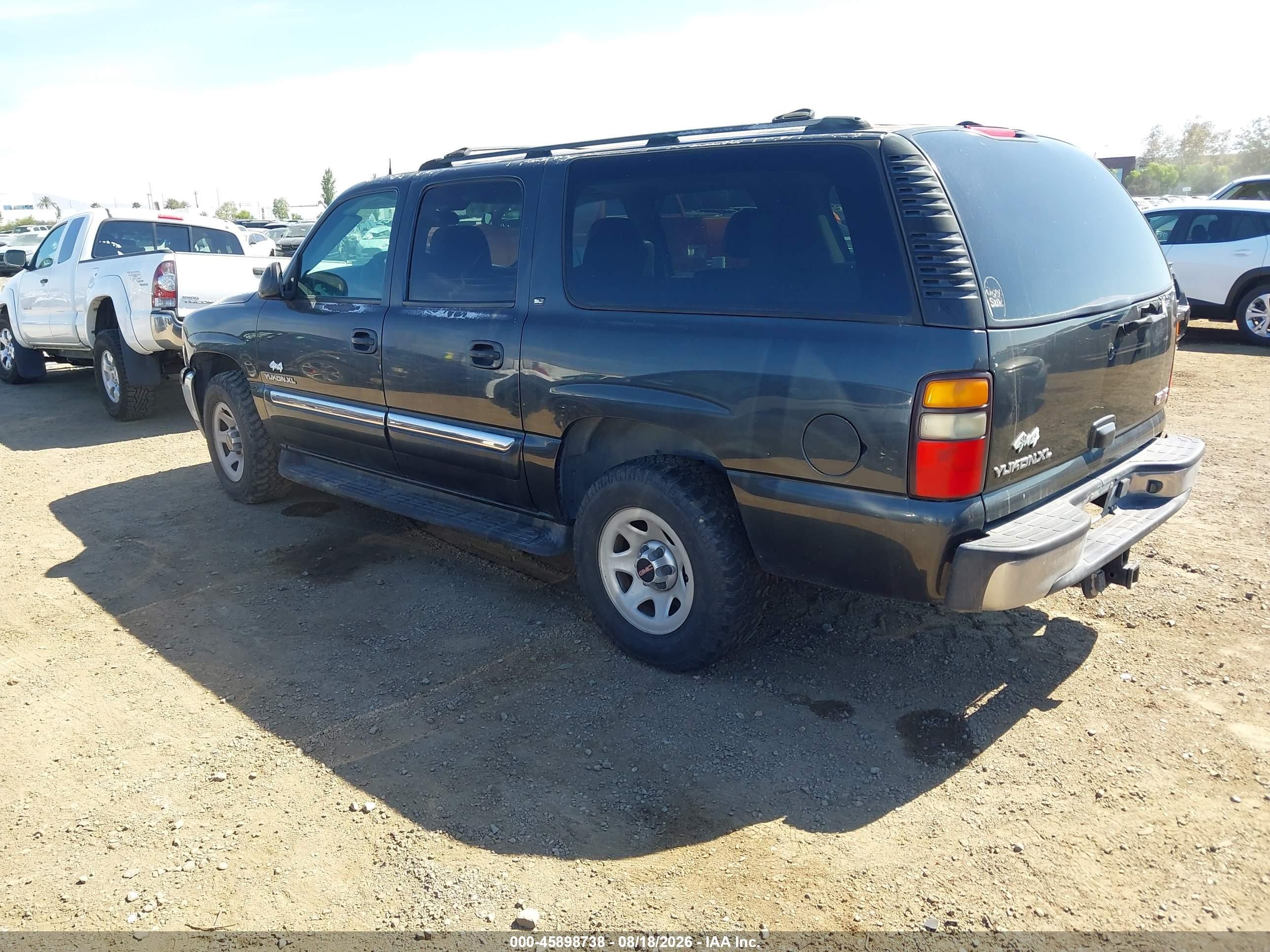 2004 Gmc Yukon Xl 1500 Slt Gray vin: 3GKFK16T24G302875