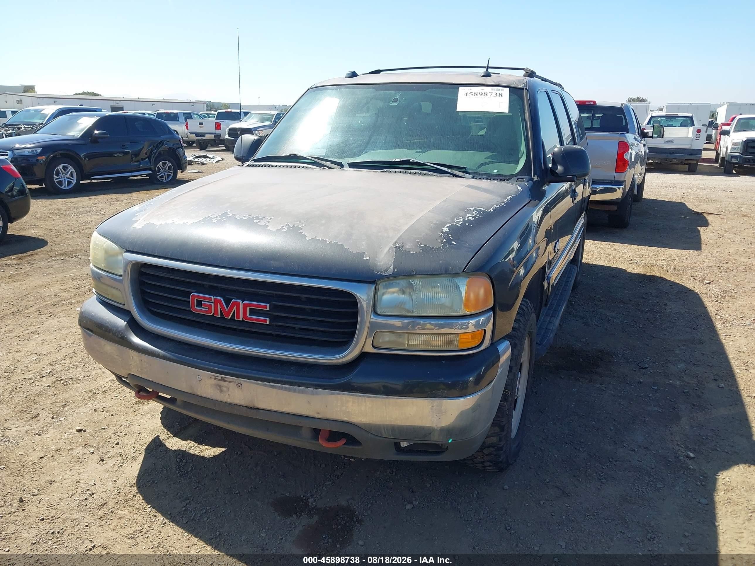 2004 Gmc Yukon Xl 1500 Slt Gray vin: 3GKFK16T24G302875