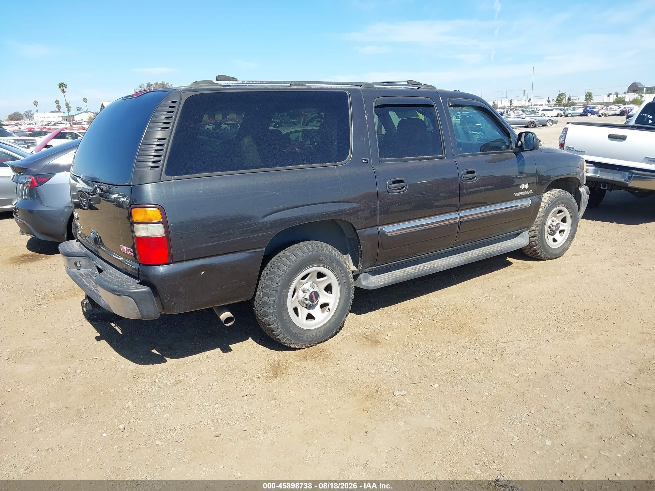 2004 Gmc Yukon Xl 1500 Slt Gray vin: 3GKFK16T24G302875