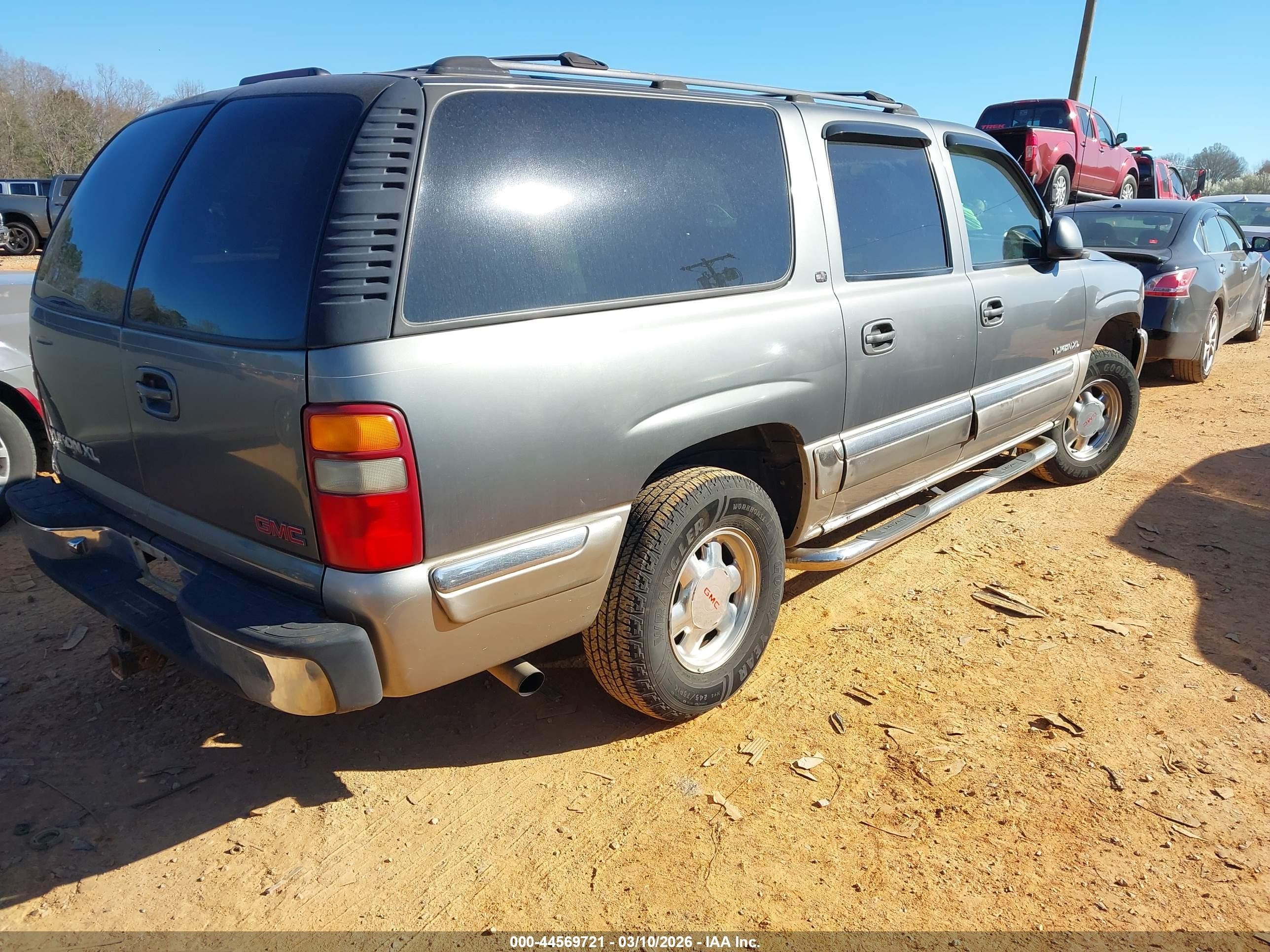 2000 Gmc Yukon Xl 1500 Slt Gray vin: 3GKFK16T3YG107583