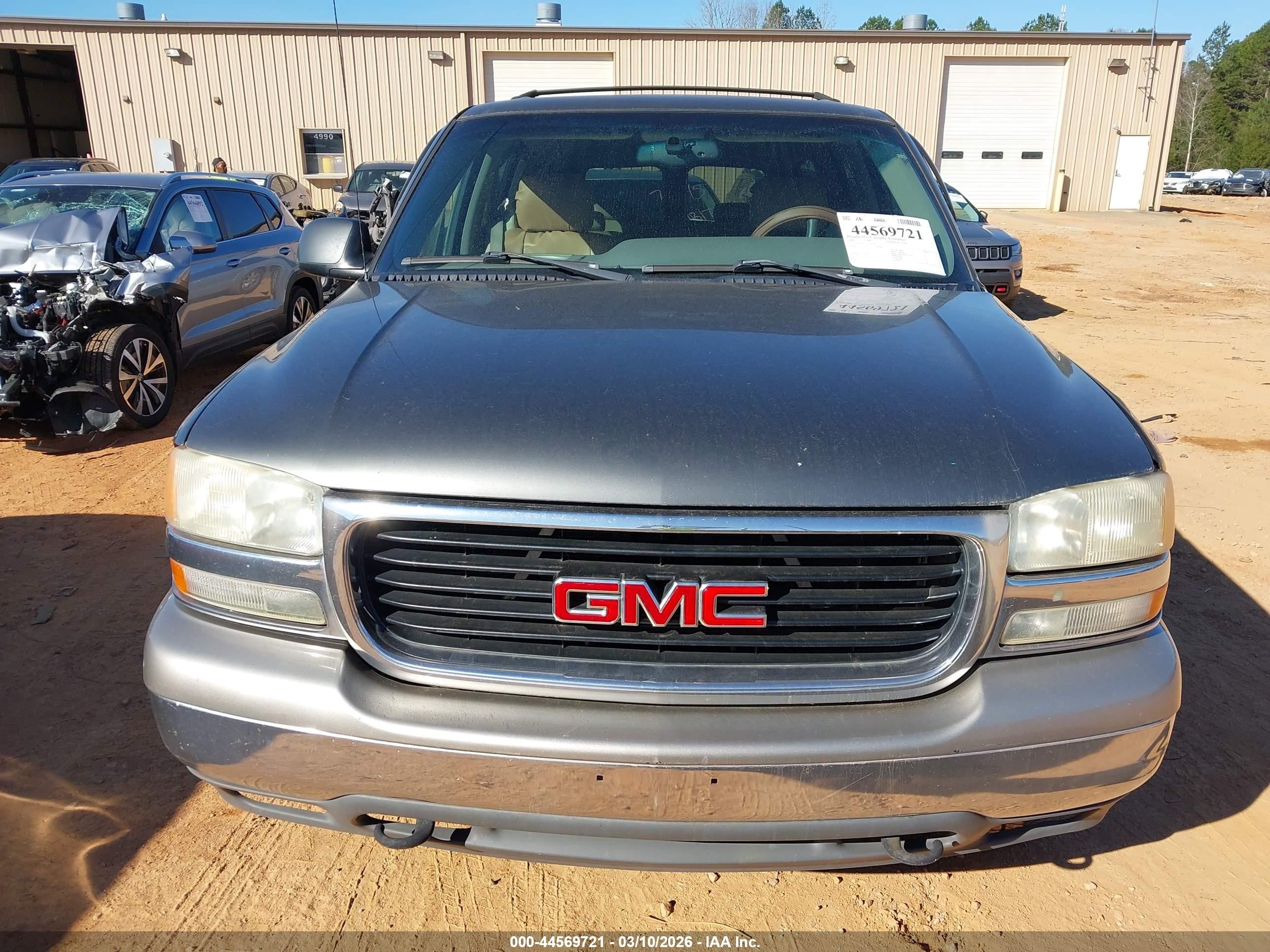 2000 Gmc Yukon Xl 1500 Slt Gray vin: 3GKFK16T3YG107583