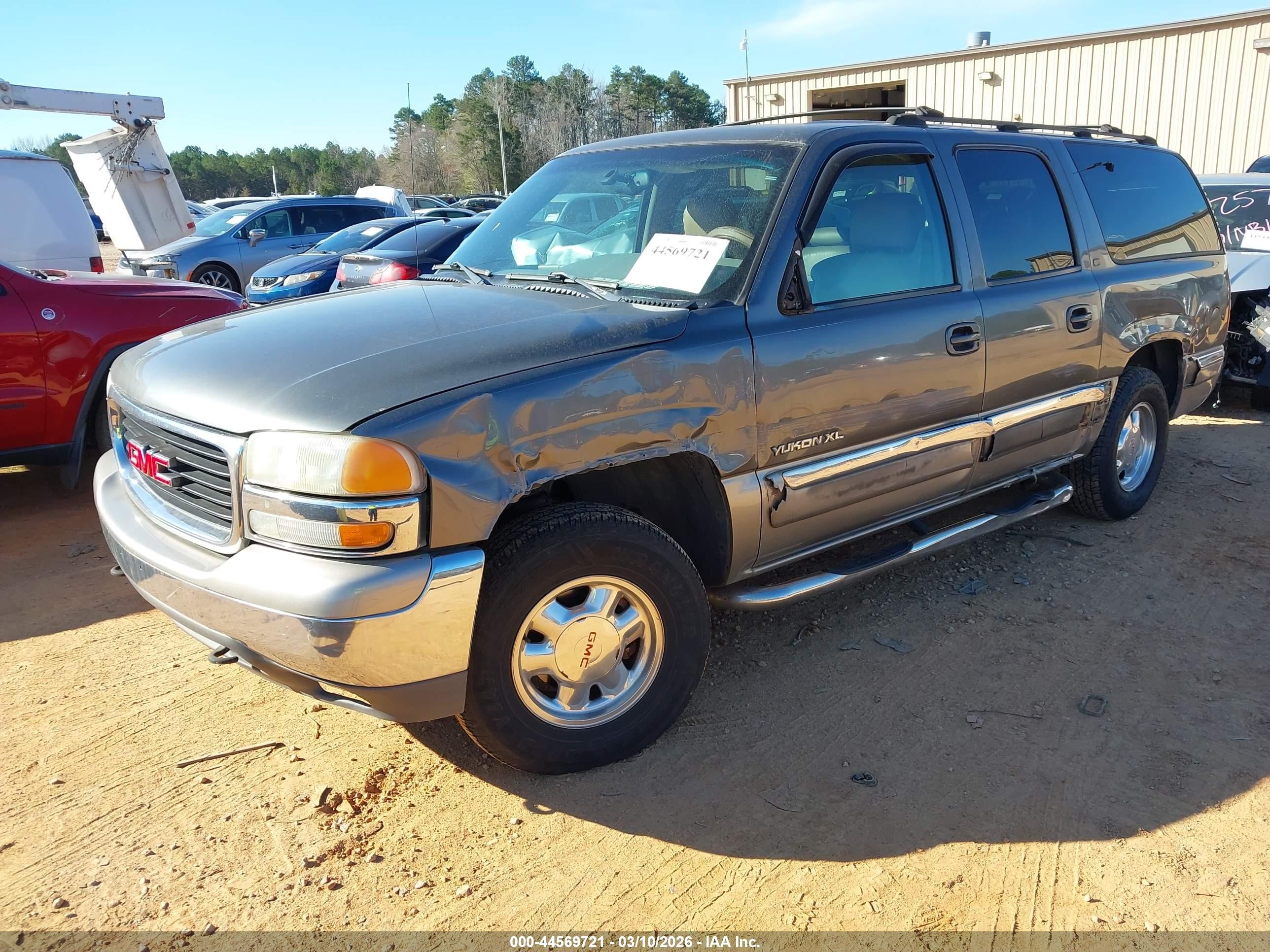 2000 Gmc Yukon Xl 1500 Slt Gray vin: 3GKFK16T3YG107583