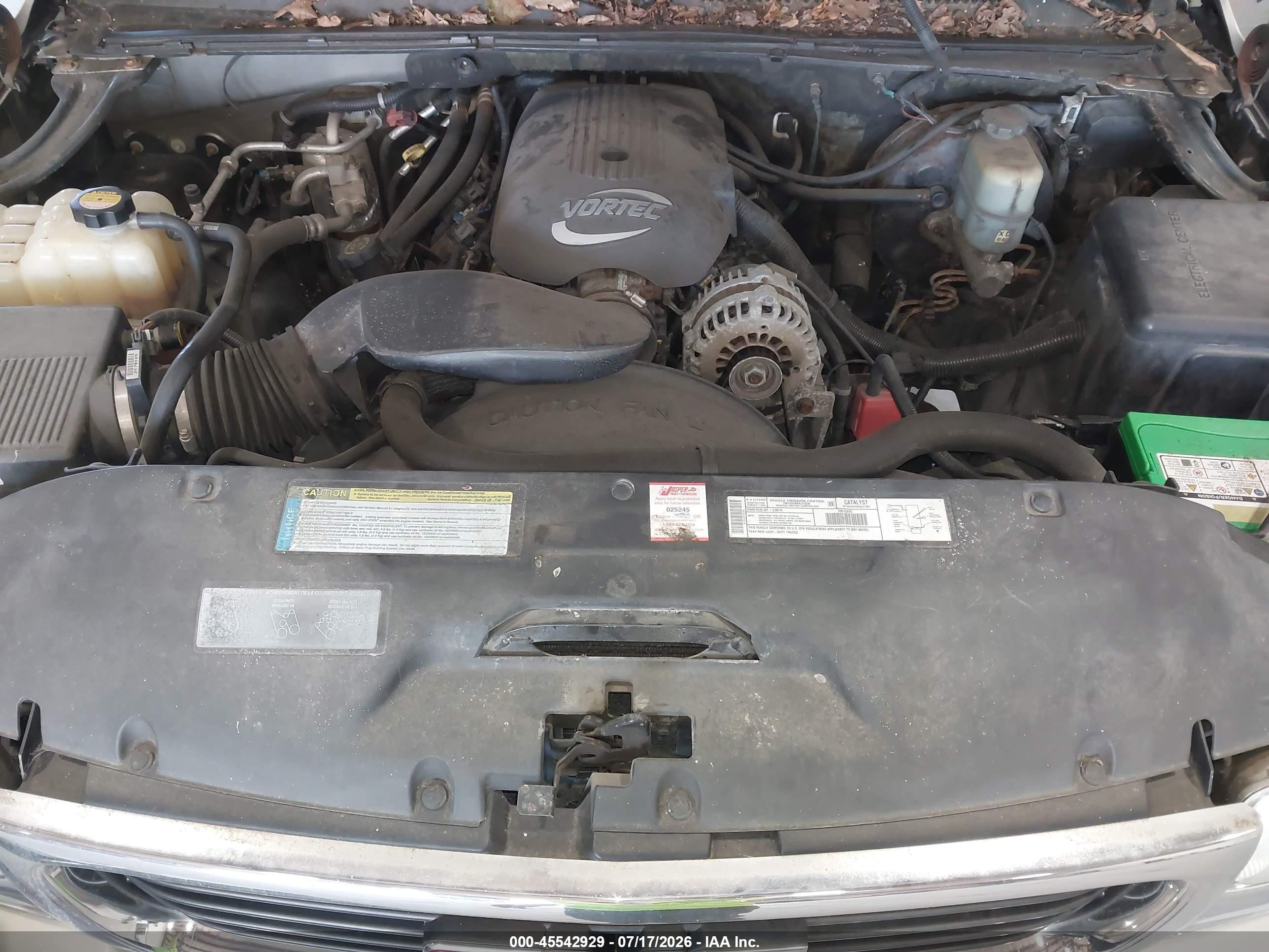 2001 Gmc Yukon Xl 1500 Slt Gray vin: 3GKFK16T41G121918