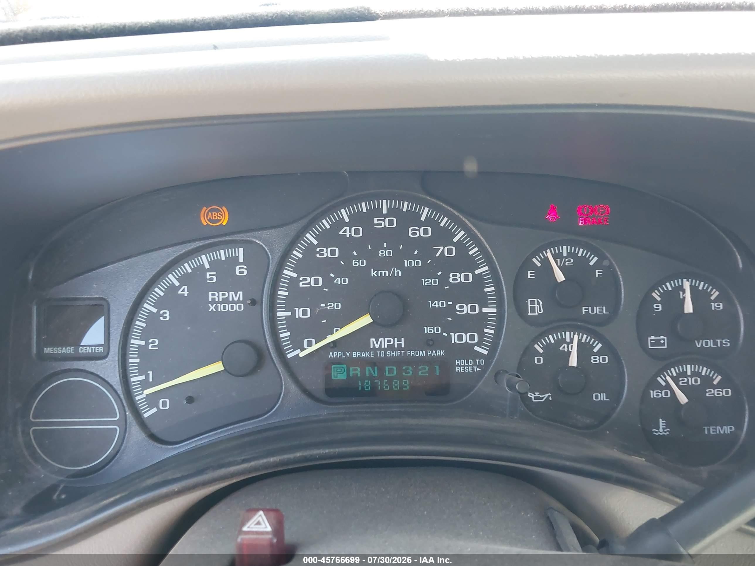 2000 Gmc Yukon Xl 1500 Slt Champagne vin: 3GKFK16T5YG160771