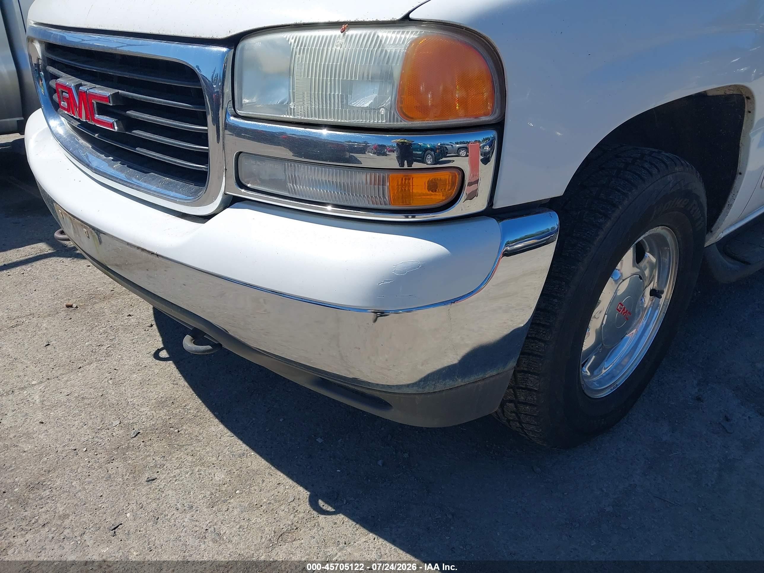2001 Gmc Yukon Xl 1500 Sle/slt White vin: 3GKFK16T71G108371