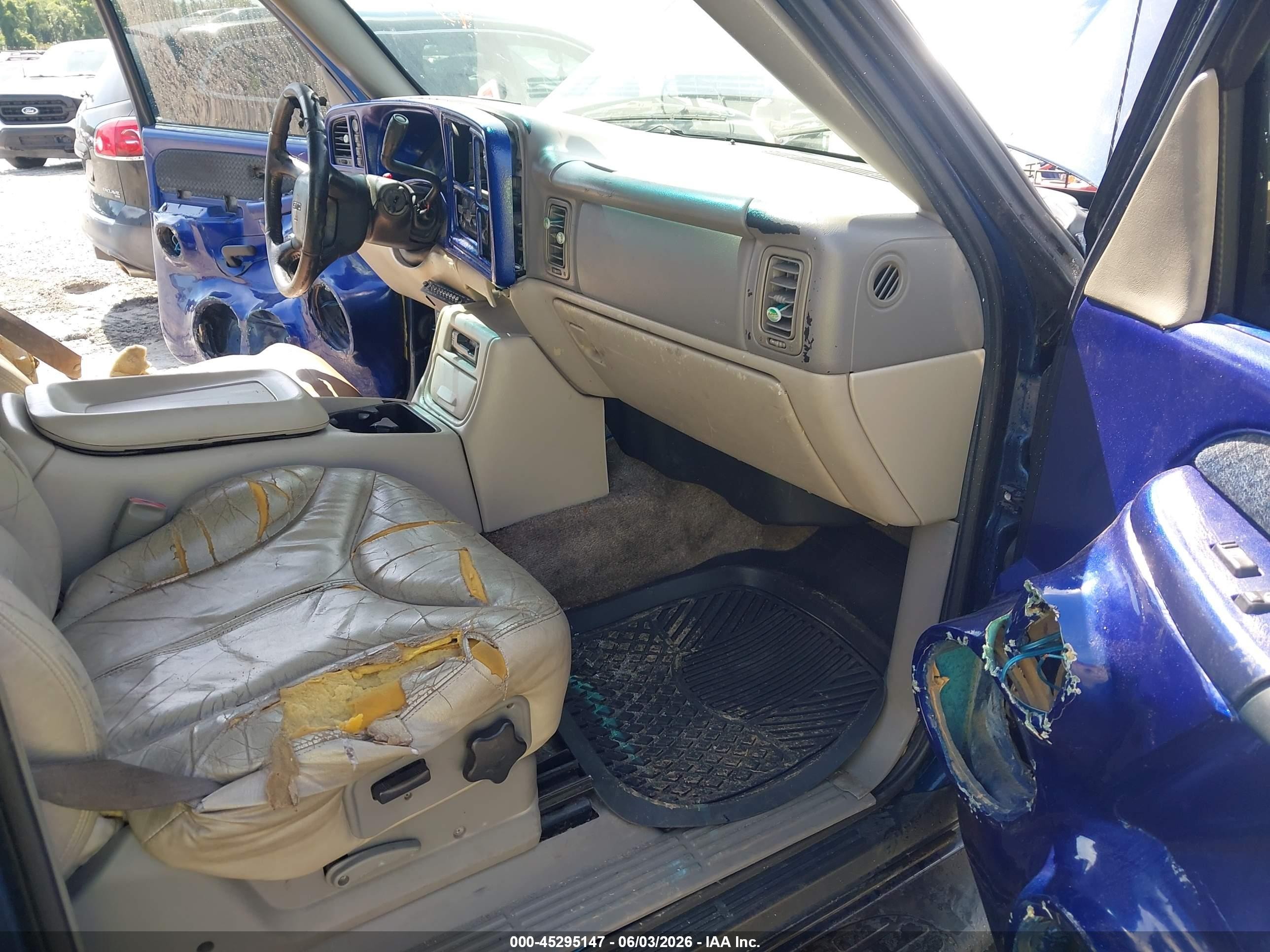 2001 Gmc Yukon Xl 1500 Slt Blue vin: 3GKFK16T71G144402