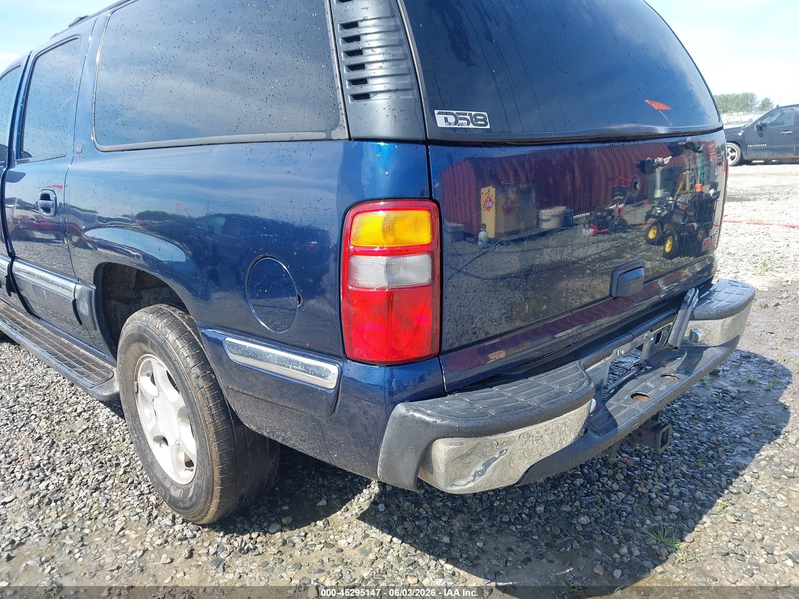 2001 Gmc Yukon Xl 1500 Slt Blue vin: 3GKFK16T71G144402