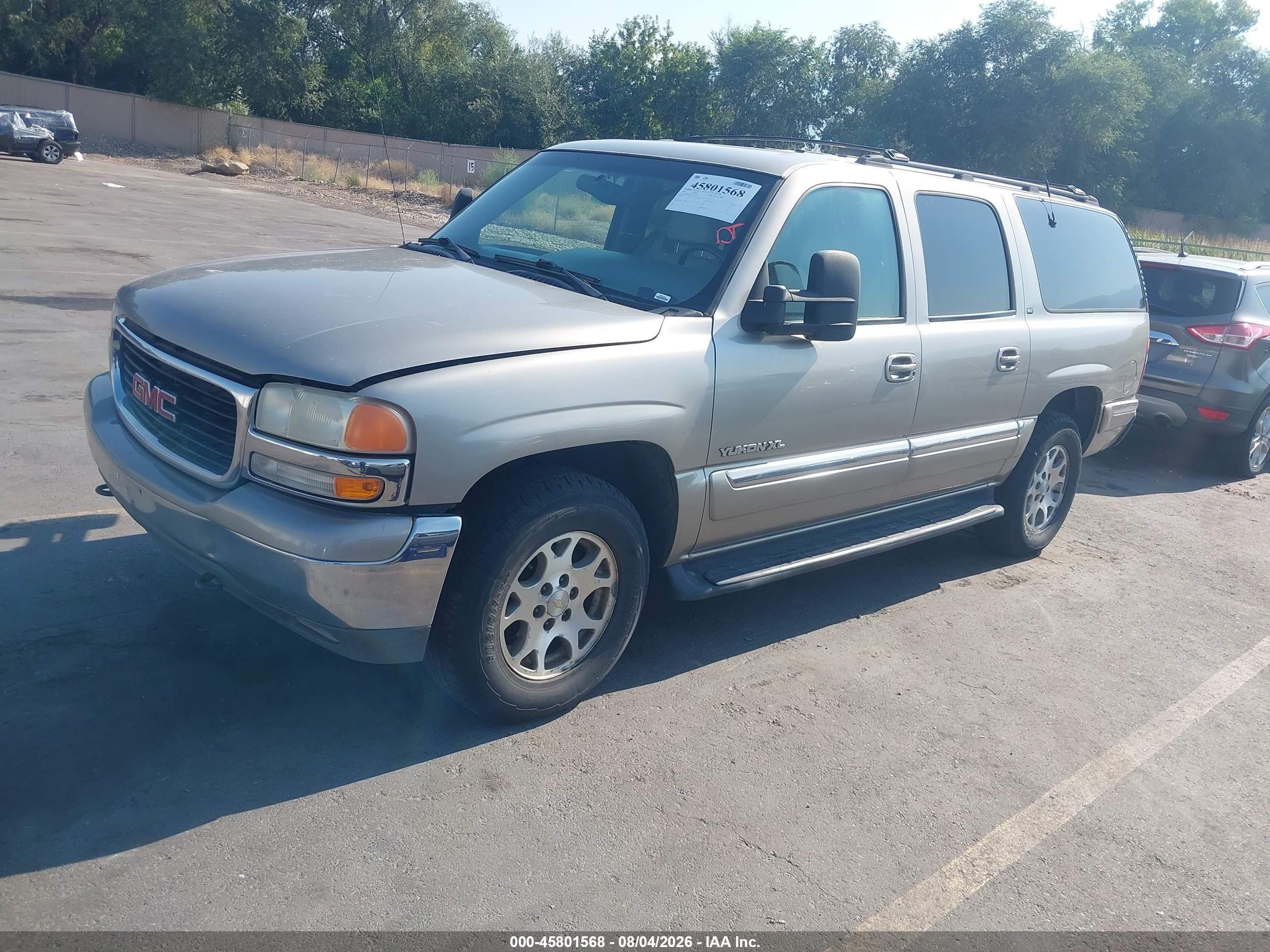 2001 Gmc Yukon Xl 1500 Slt Gold vin: 3GKFK16T71G165525