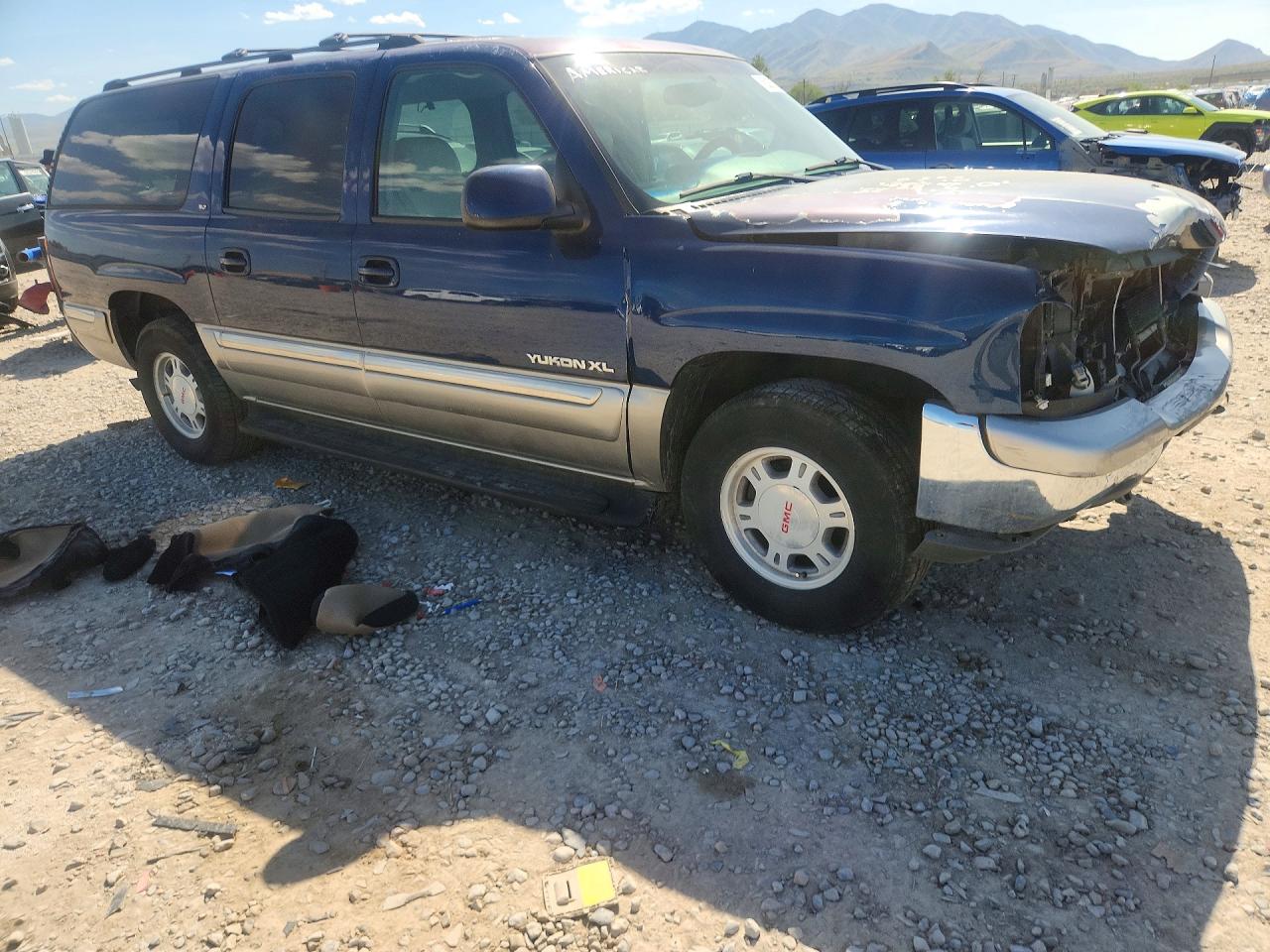 2000 Gmc Yukon Xl K1500 Blue vin: 3GKFK16T7YG211963