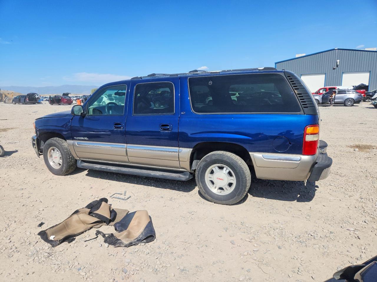 2000 Gmc Yukon Xl K1500 Blue vin: 3GKFK16T7YG211963