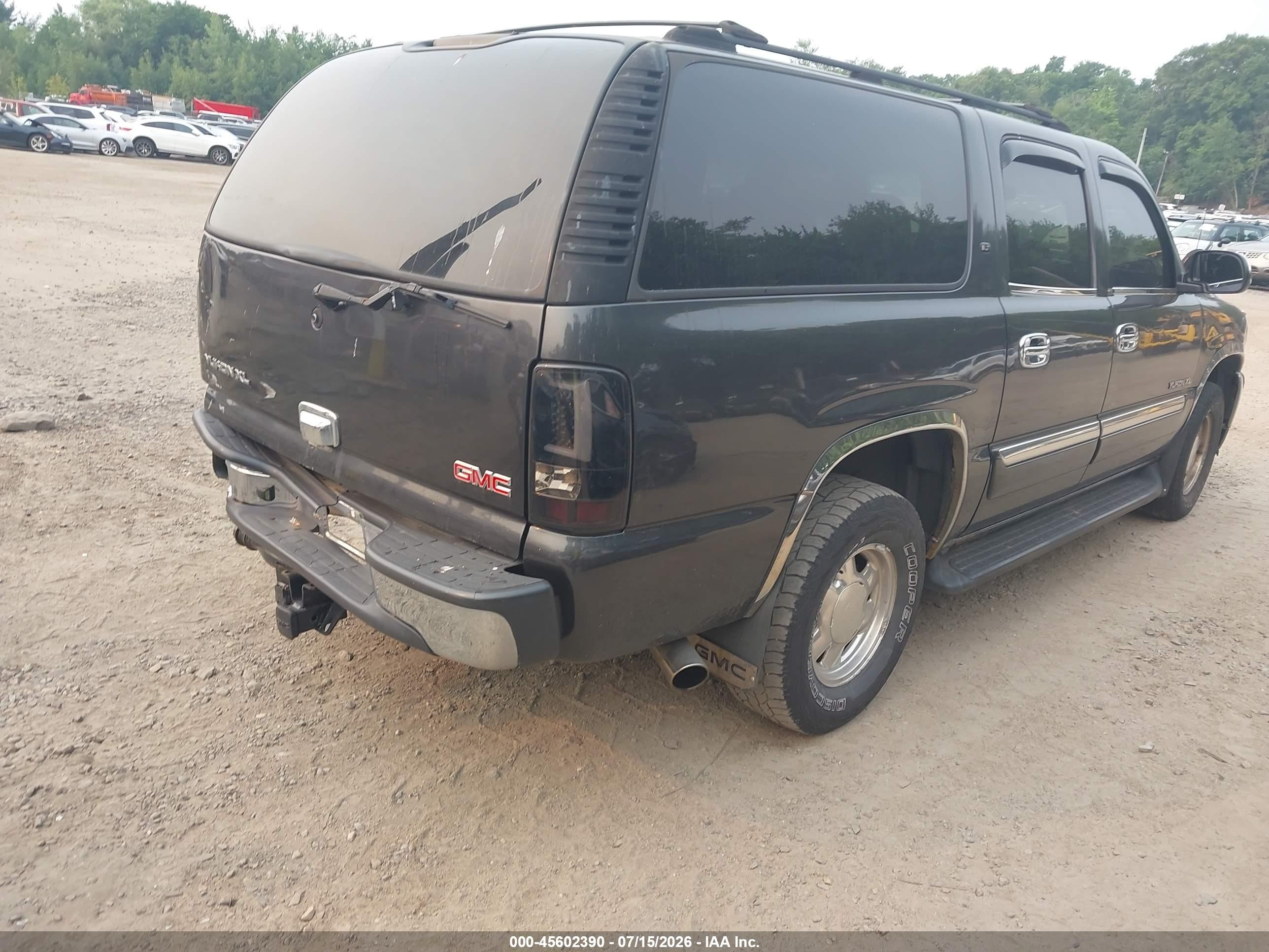 2003 Gmc Yukon Xl 1500 Slt Black vin: 3GKFK16T83G344711