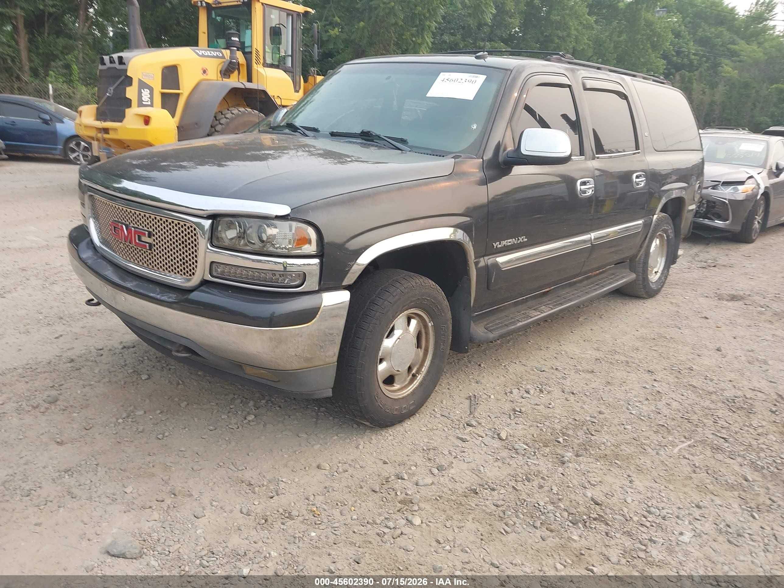 2003 Gmc Yukon Xl 1500 Slt Black vin: 3GKFK16T83G344711