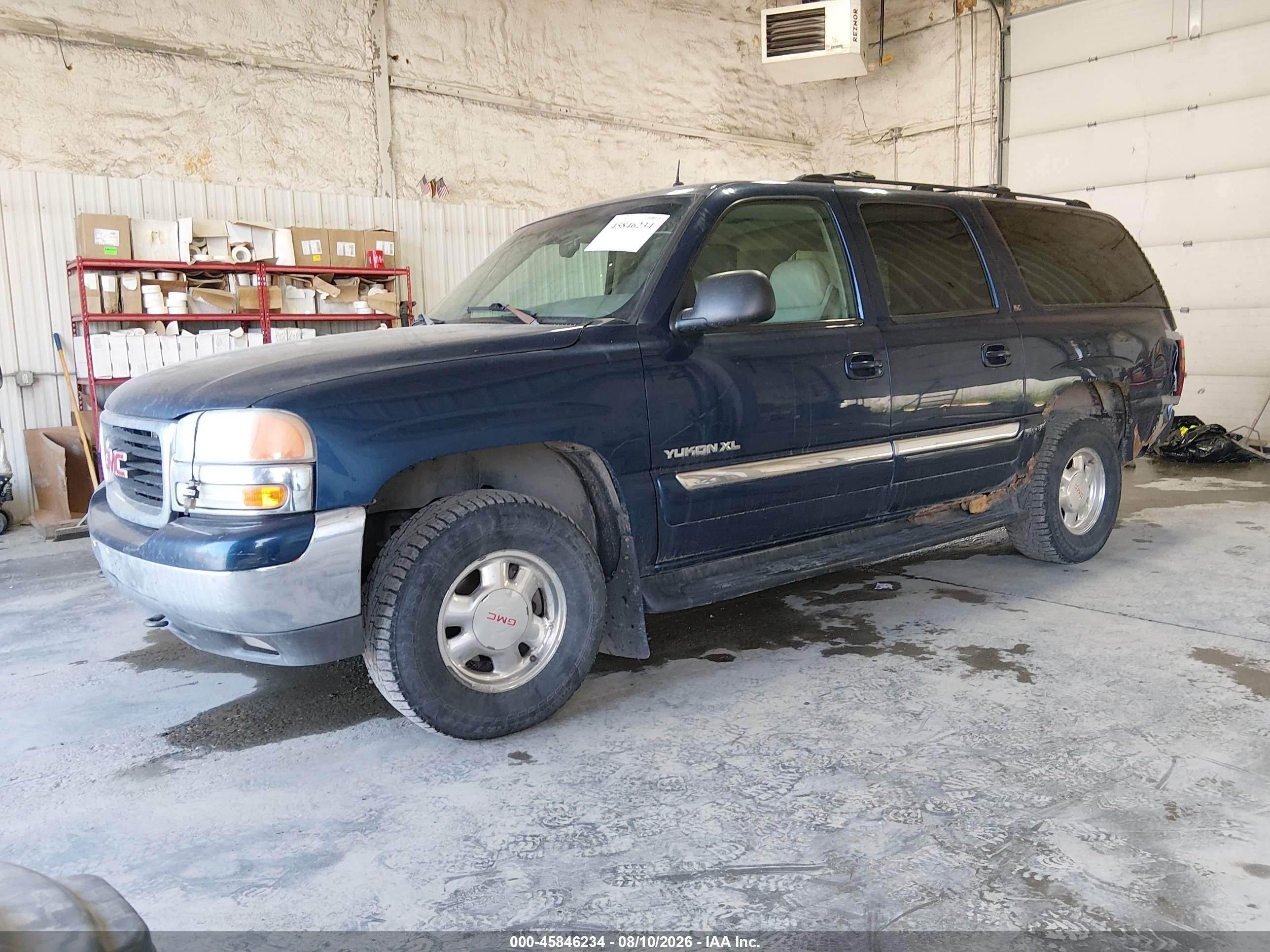 2002 Gmc Yukon Xl K1500 Blue vin: 3GKFK16Z02G284376