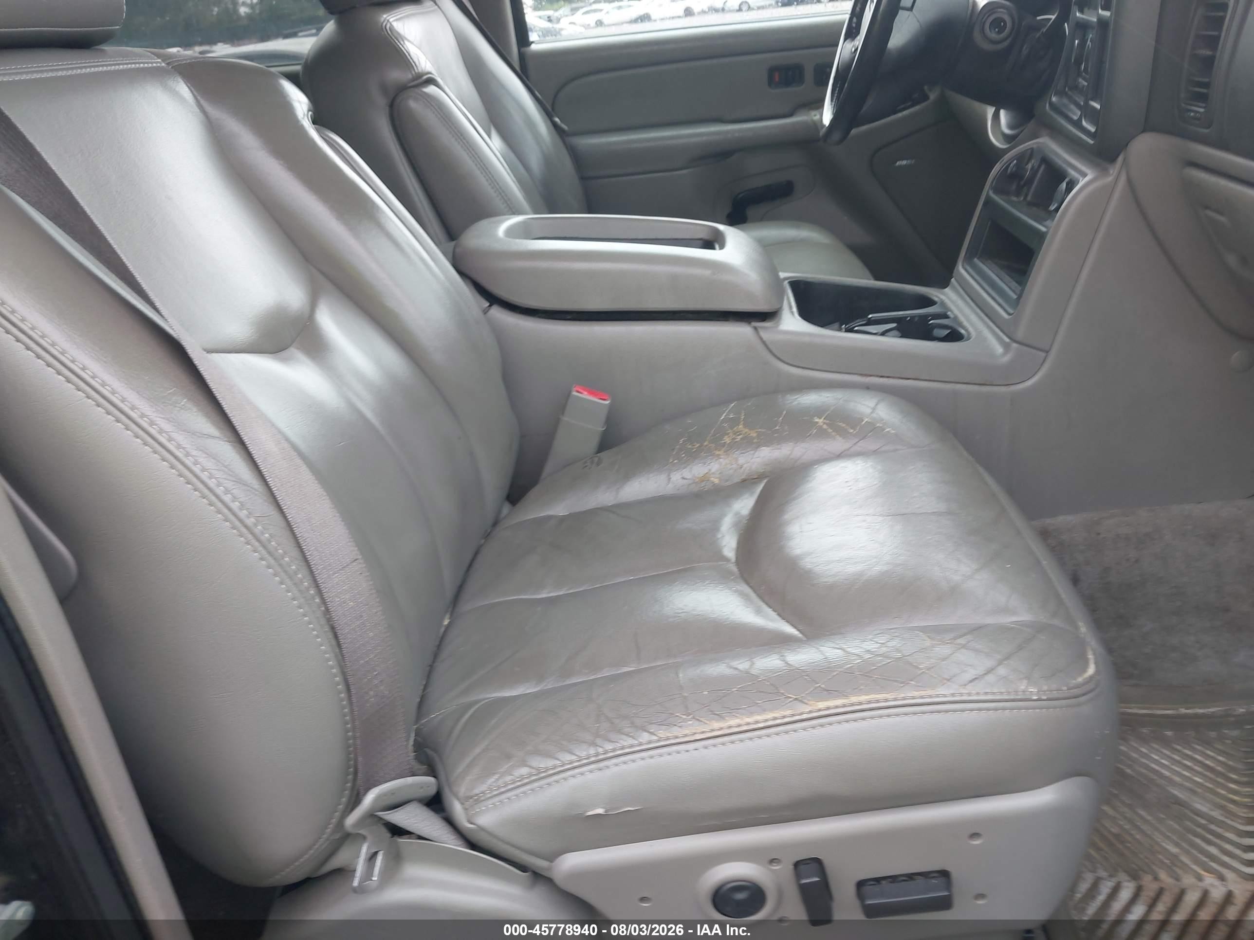 2005 Gmc Yukon Xl K1500 Gray vin: 3GKFK16Z05G191457