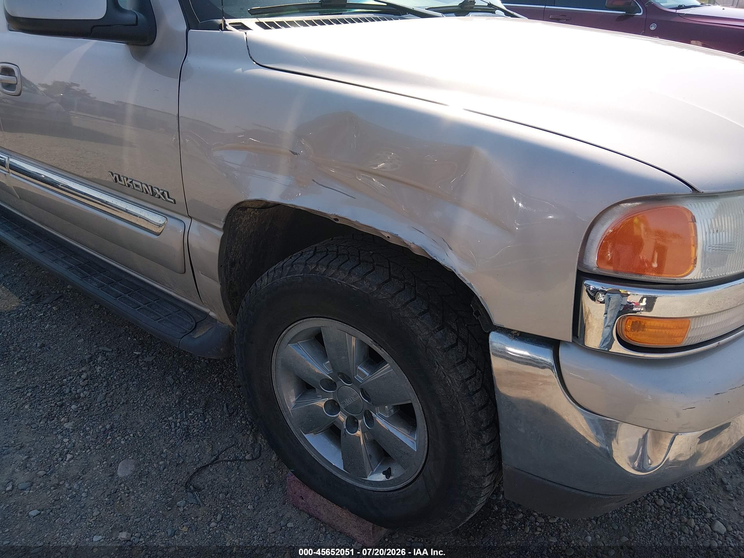 2005 Gmc Yukon Xl 1500 Slt Silver vin: 3GKFK16Z05G242228