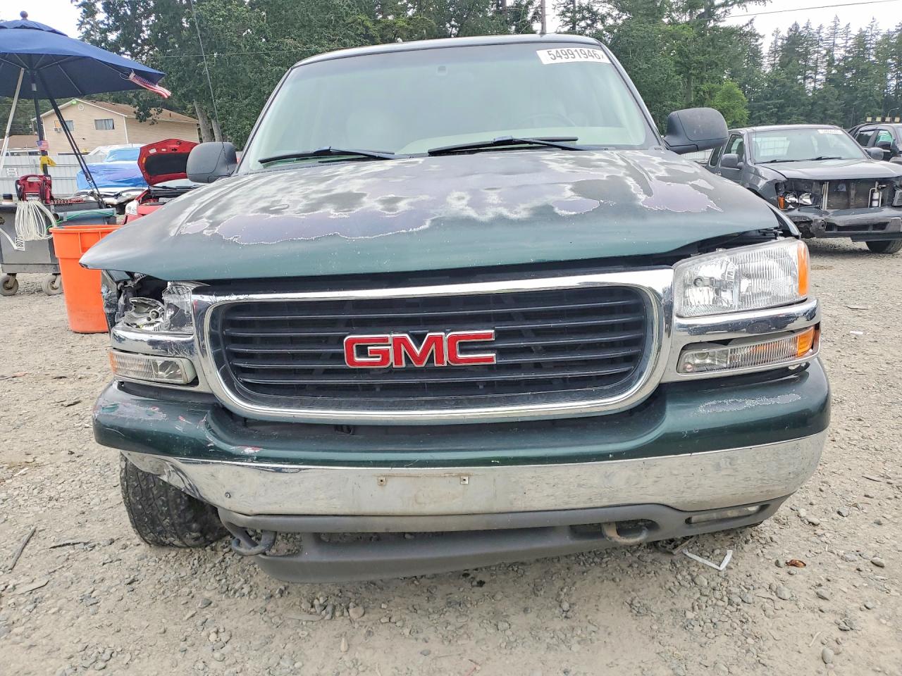 2002 Gmc Yukon Xl K1500 Green vin: 3GKFK16Z12G196839