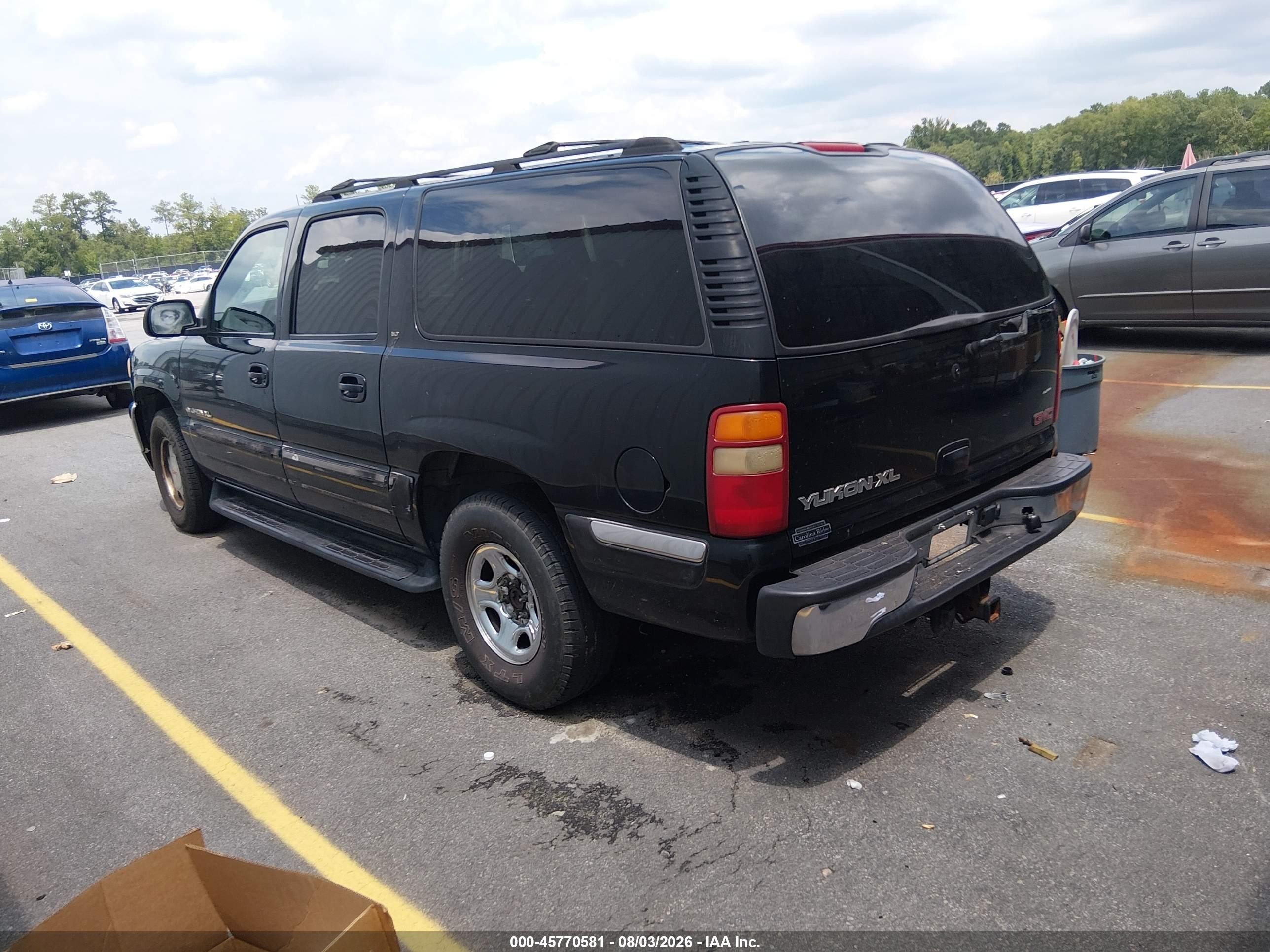 2002 Gmc Yukon Xl 1500 Slt Black vin: 3GKFK16Z32G201779