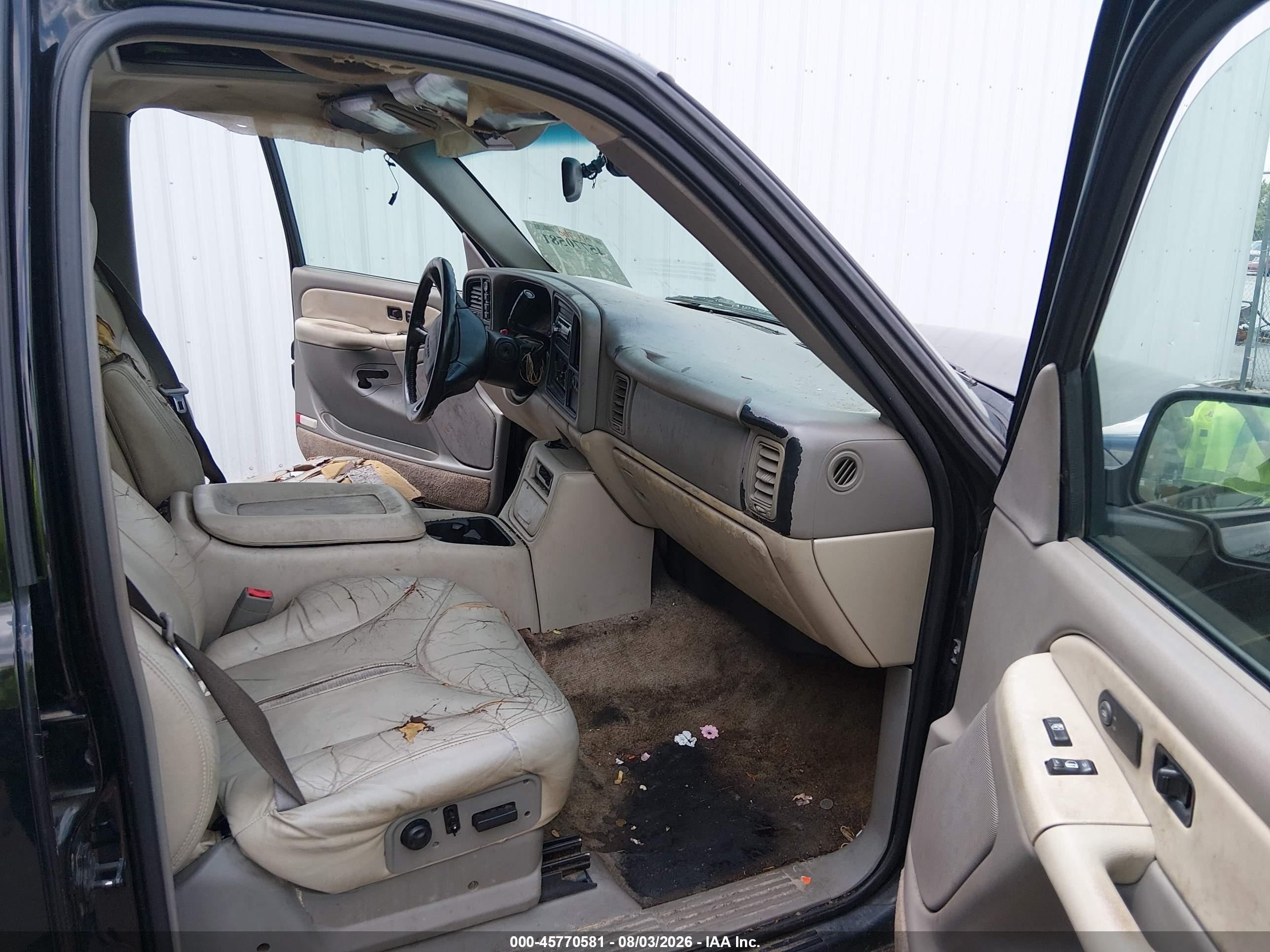2002 Gmc Yukon Xl 1500 Slt Black vin: 3GKFK16Z32G201779