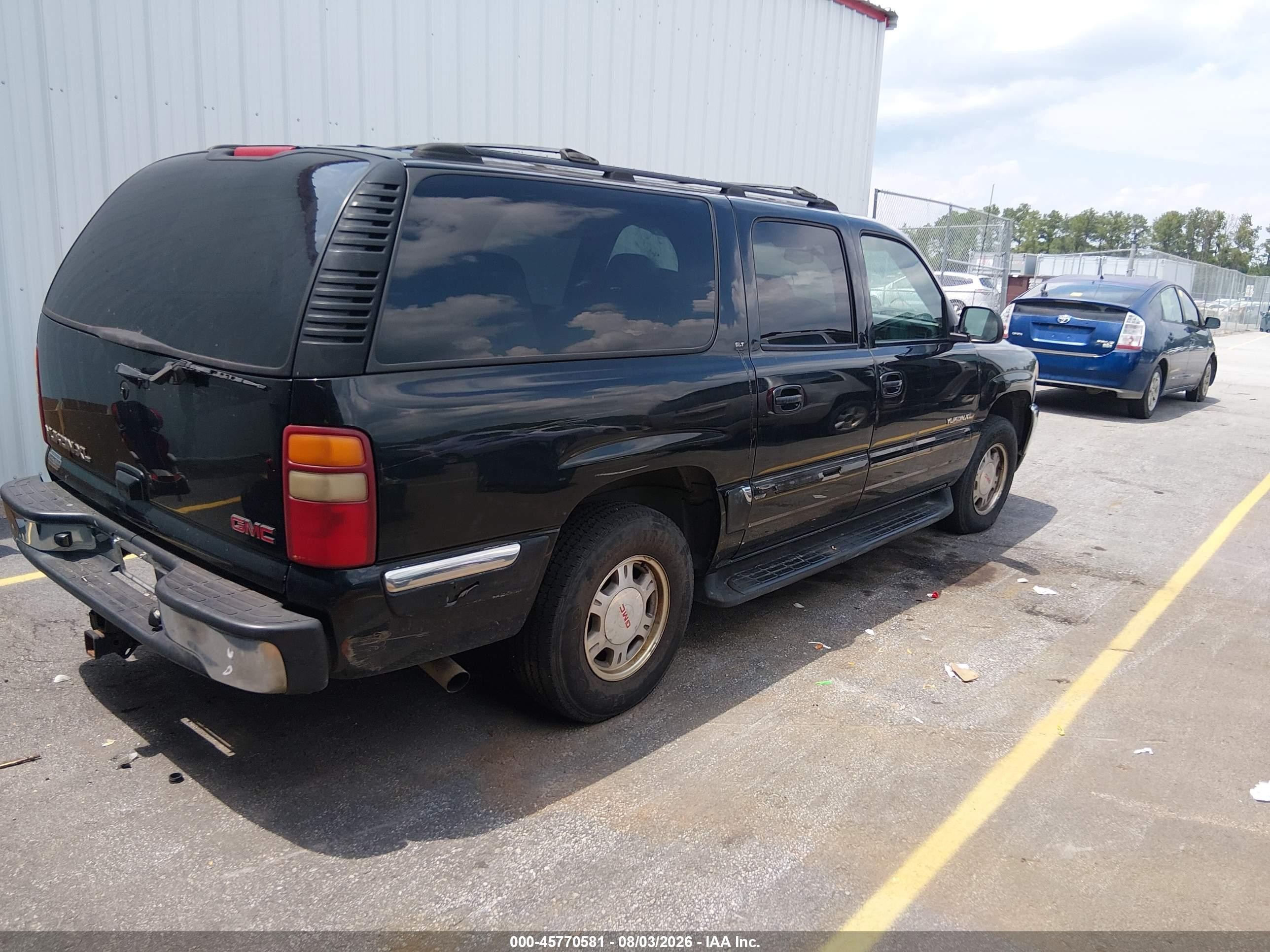 2002 Gmc Yukon Xl 1500 Slt Black vin: 3GKFK16Z32G201779