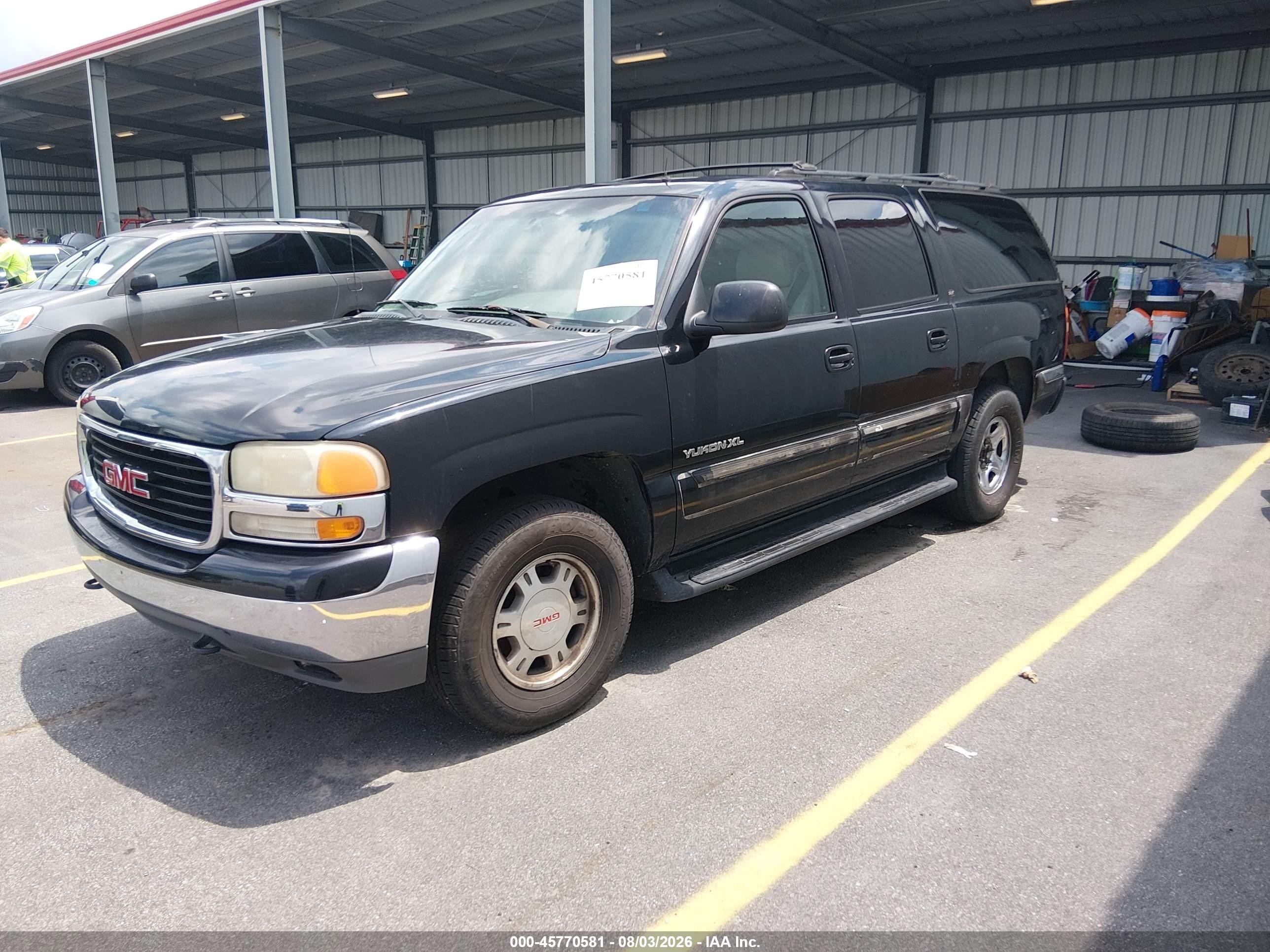 2002 Gmc Yukon Xl 1500 Slt Black vin: 3GKFK16Z32G201779