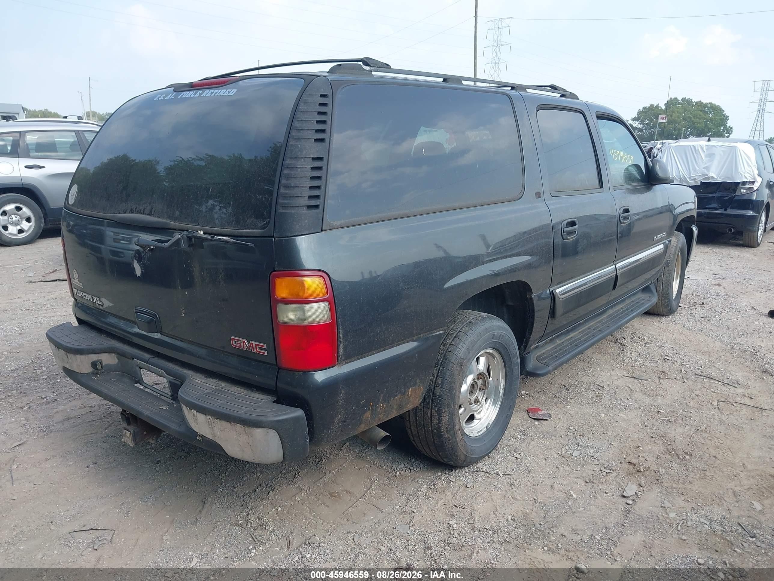 2003 Gmc Yukon Xl 1500 Slt Gray vin: 3GKFK16Z33G233892