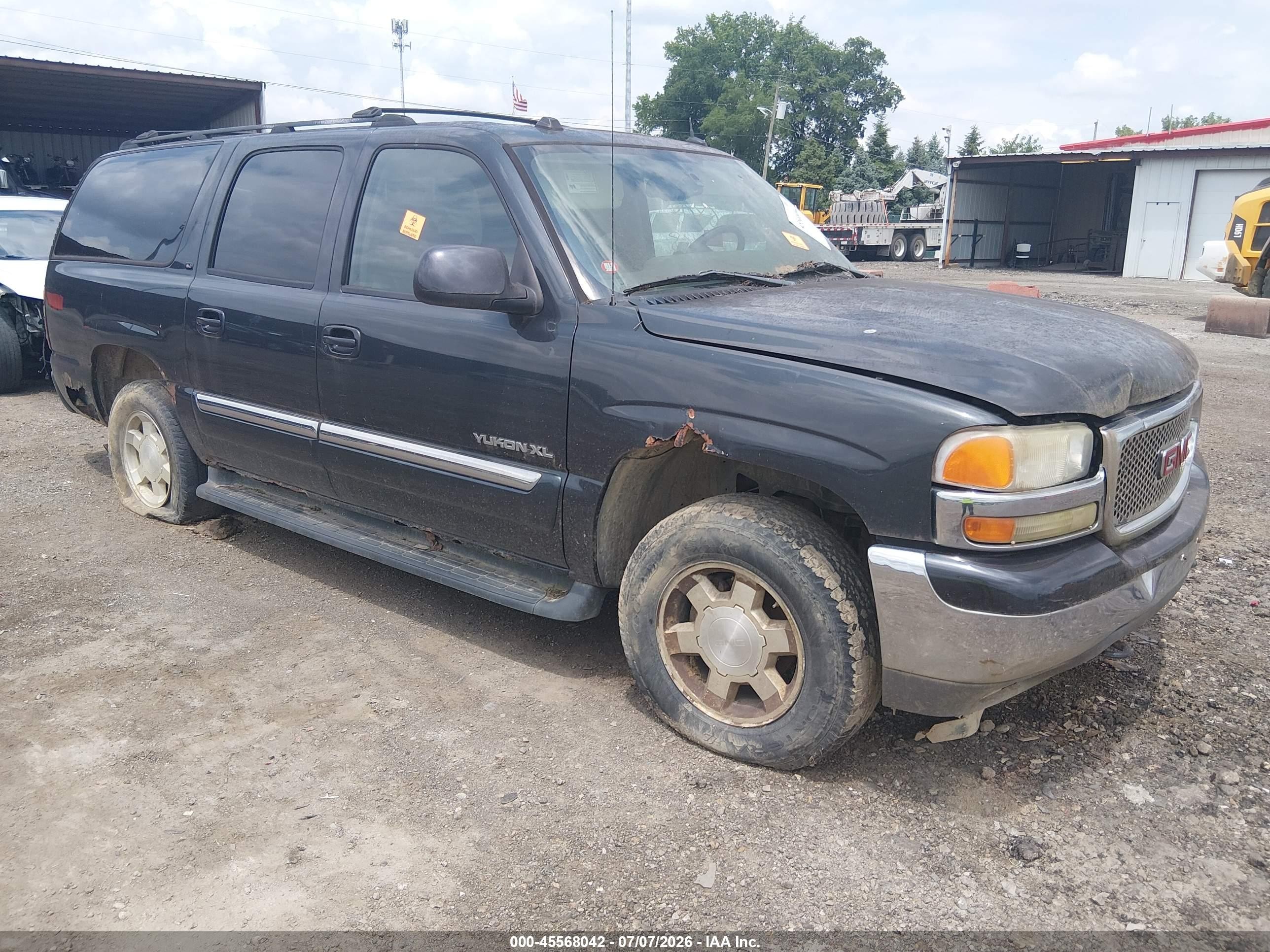 2005 Gmc Yukon Xl 1500 Slt Black vin: 3GKFK16Z35G224919