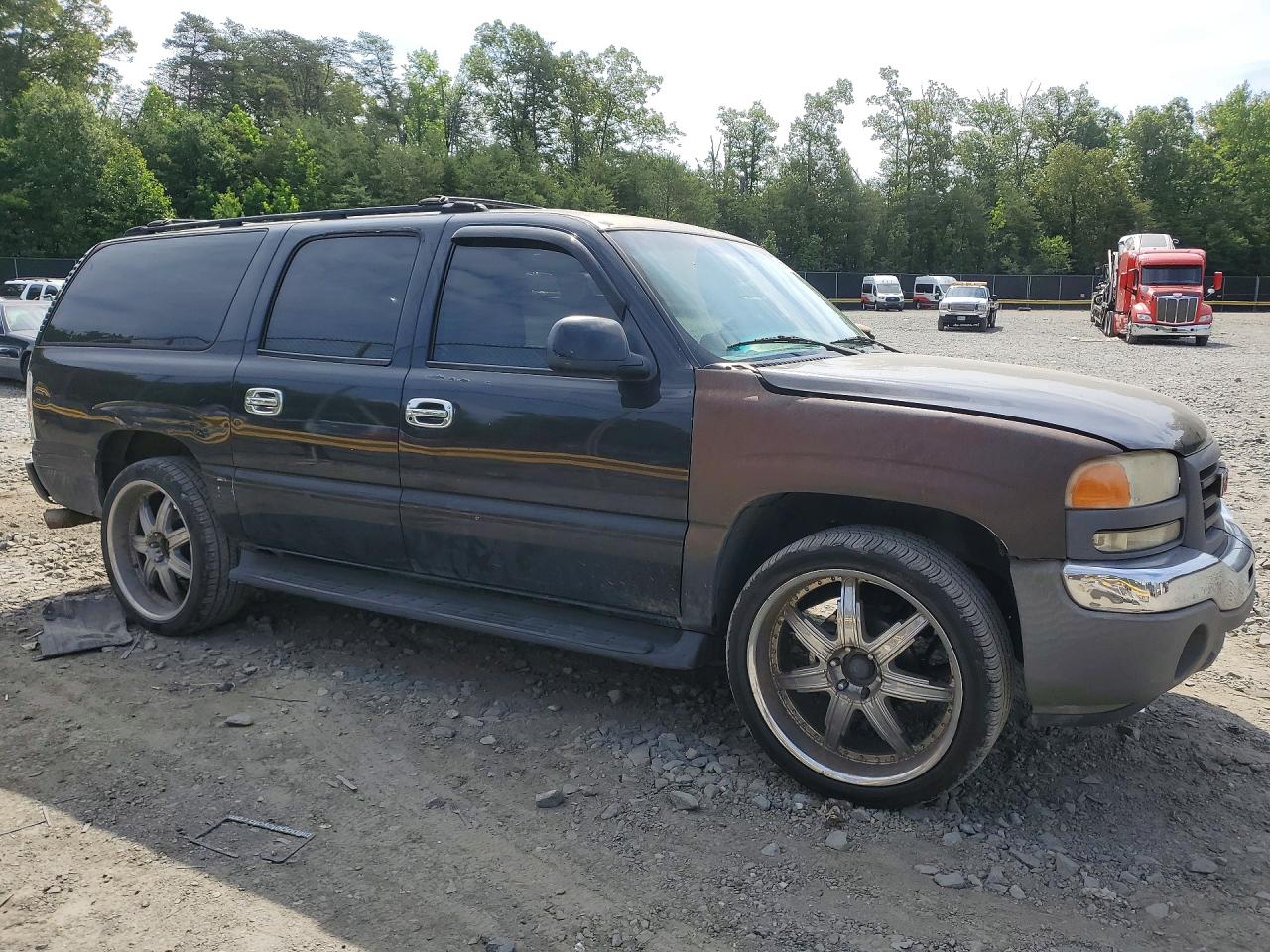 2002 Gmc Yukon Xl K1500 Black vin: 3GKFK16Z42G272635