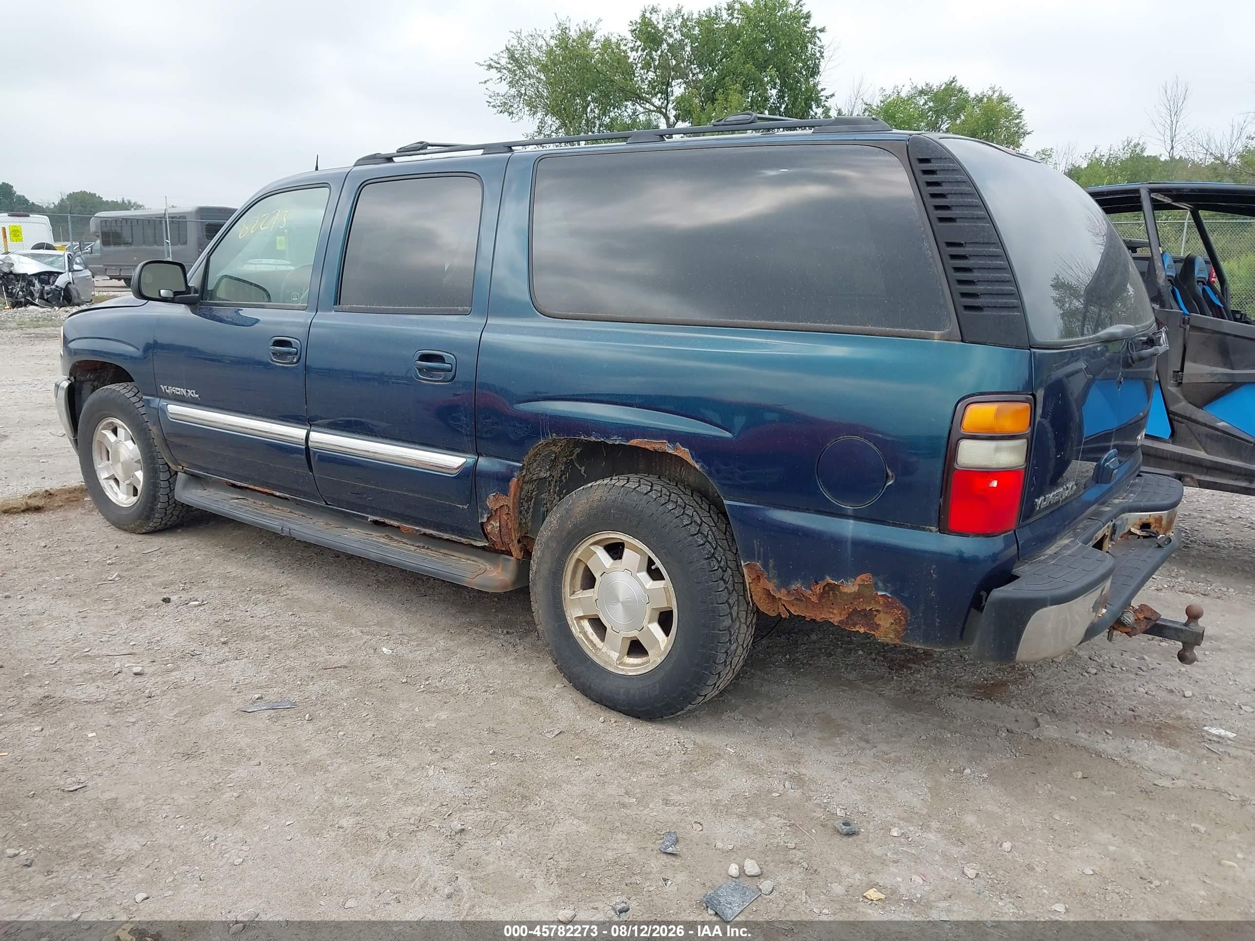 2005 Gmc Yukon Xl 1500 Slt Blue vin: 3GKFK16Z55G176663
