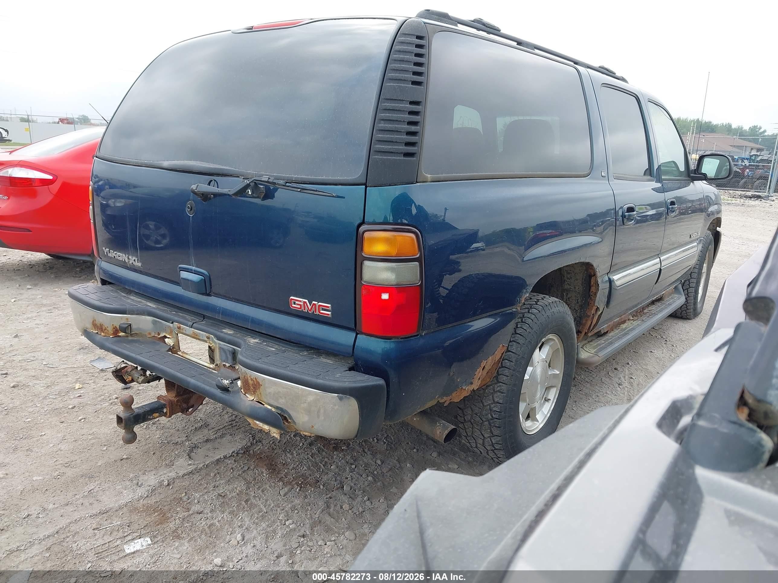 2005 Gmc Yukon Xl 1500 Slt Blue vin: 3GKFK16Z55G176663