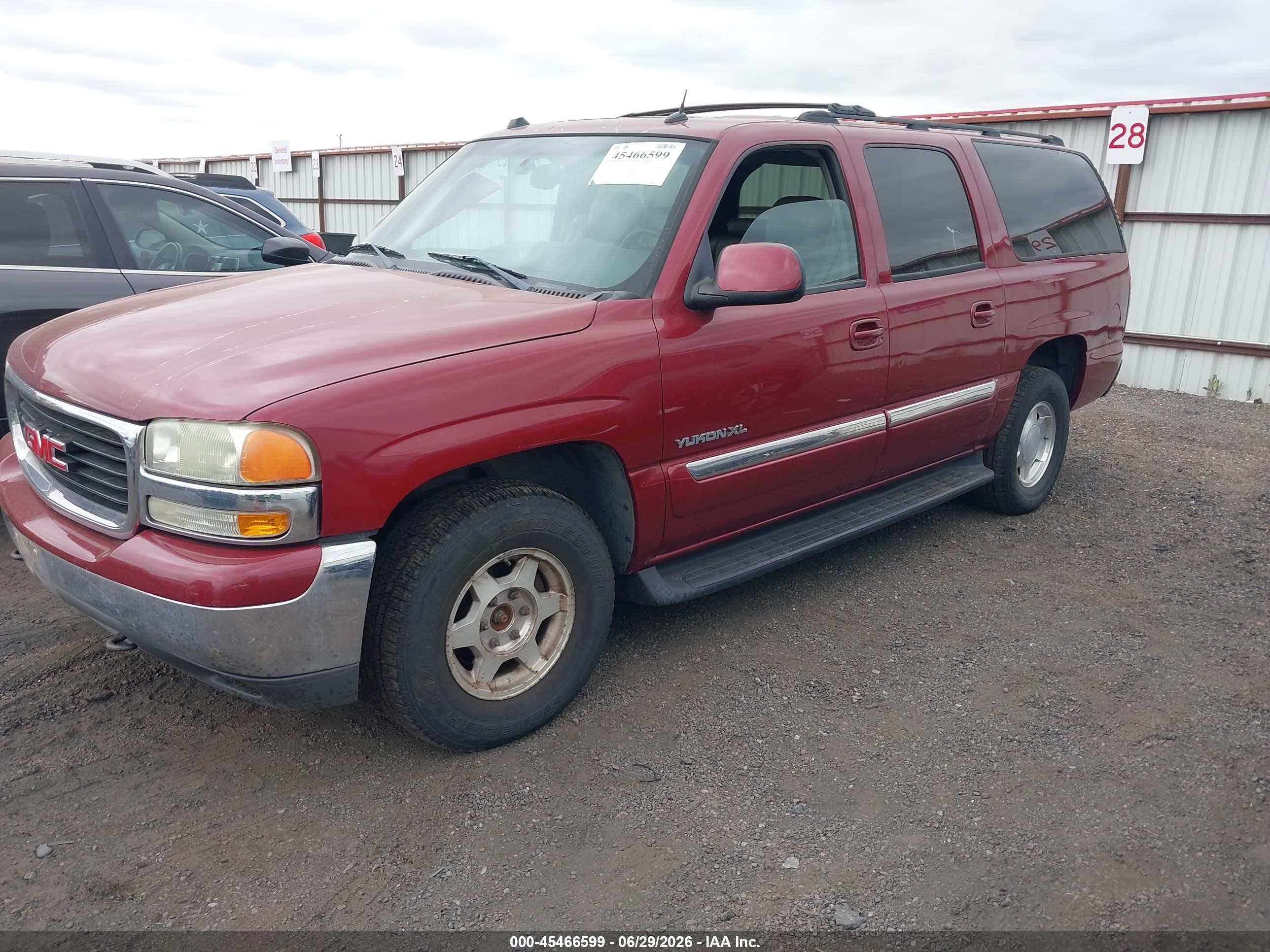 2004 Gmc Yukon Xl 1500 Slt Maroon vin: 3GKFK16Z64G340095