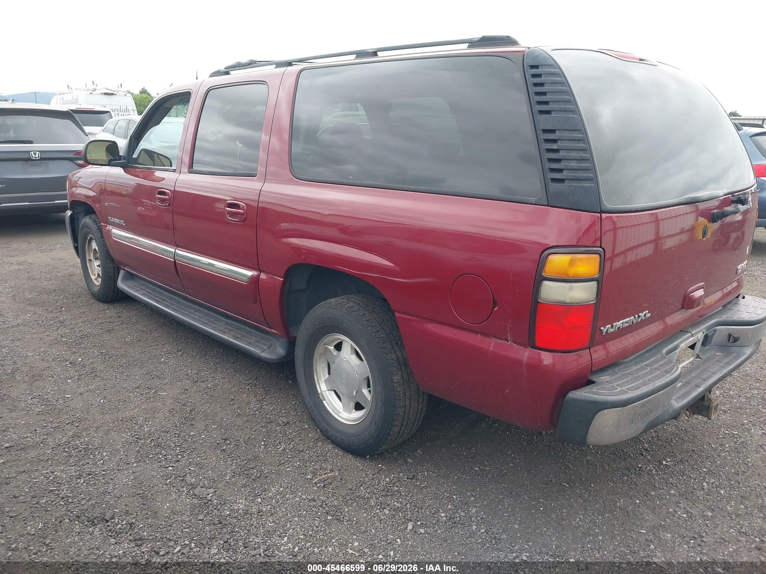 2004 Gmc Yukon Xl 1500 Slt Maroon vin: 3GKFK16Z64G340095