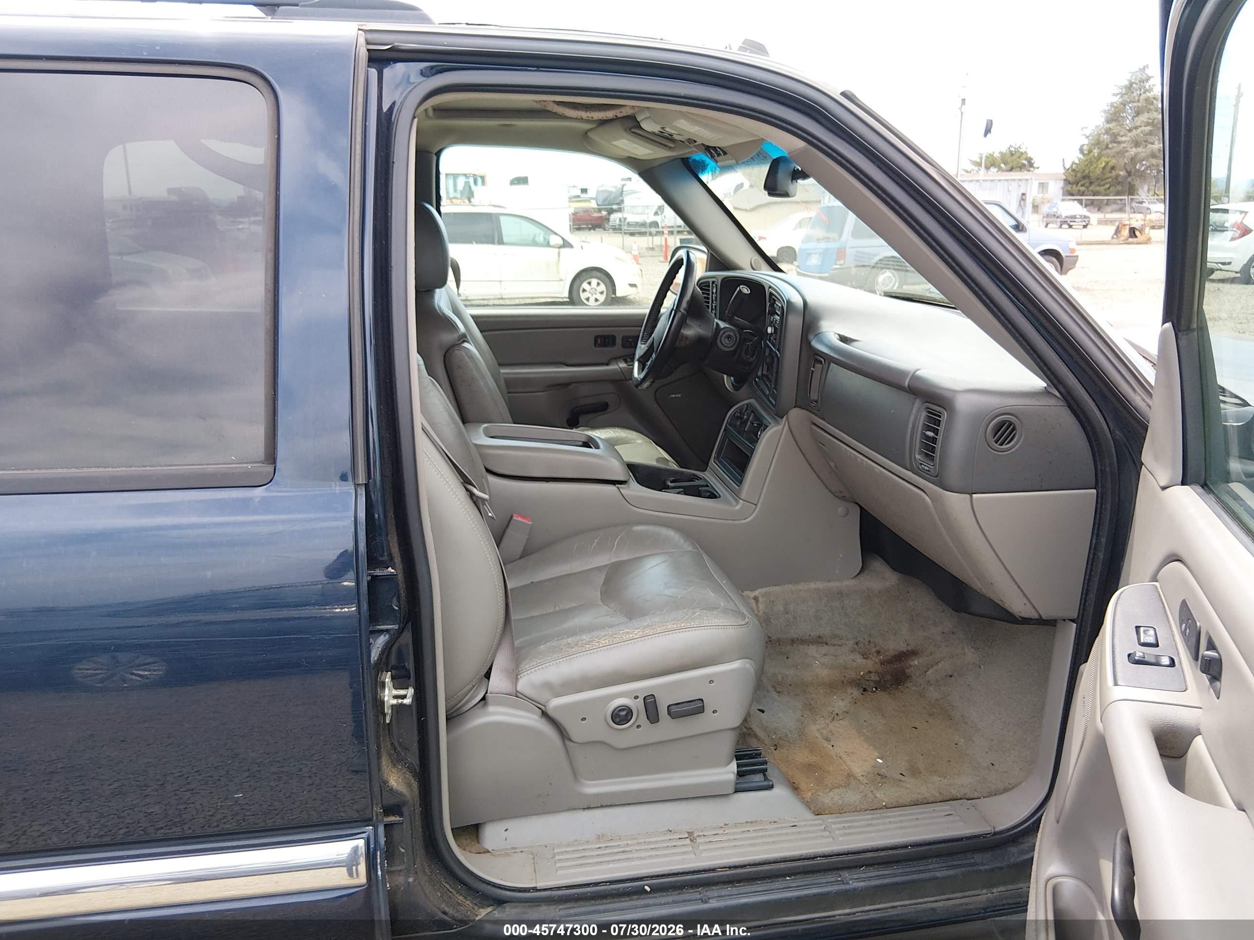 2005 Gmc Yukon Xl 1500 Slt Blue vin: 3GKFK16Z75G285321