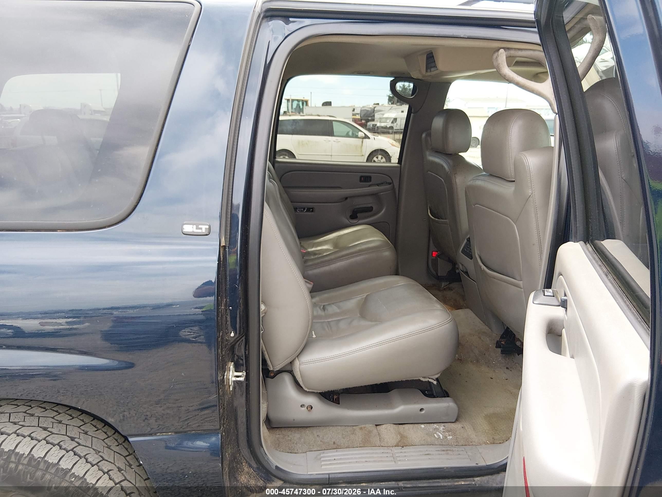2005 Gmc Yukon Xl 1500 Slt Blue vin: 3GKFK16Z75G285321