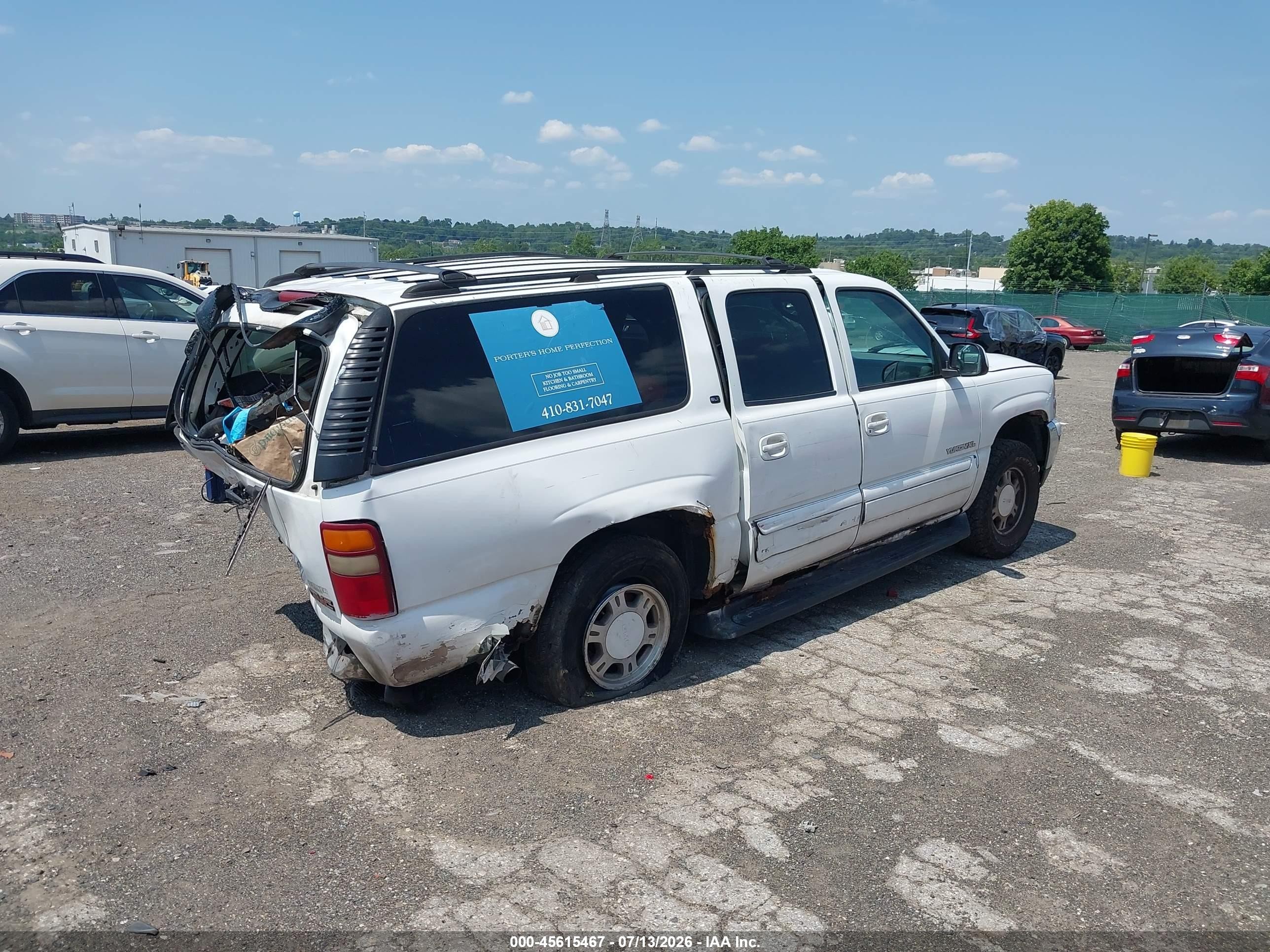 2002 Gmc Yukon Xl 1500 Slt White vin: 3GKFK16Z82G270161