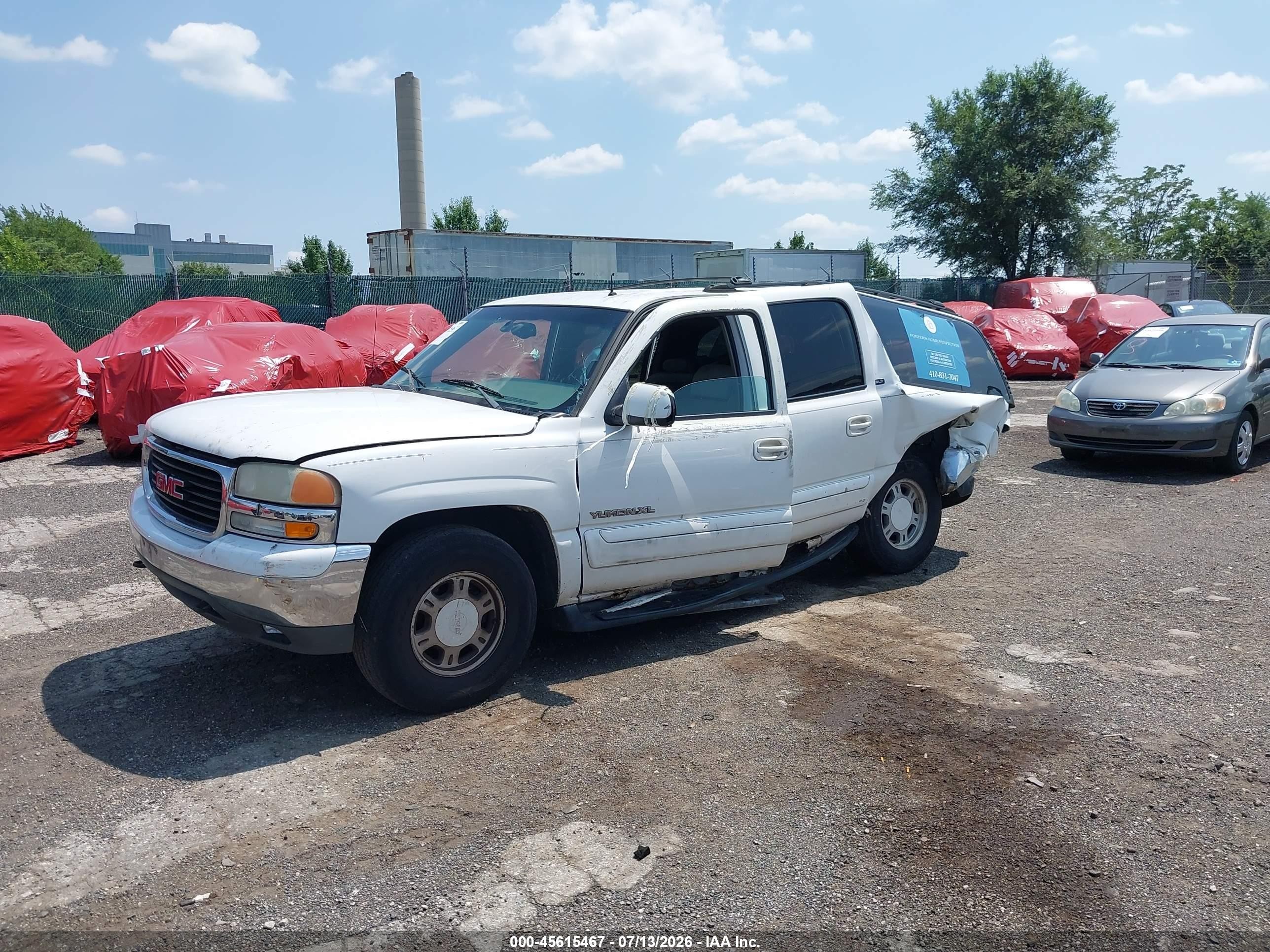 2002 Gmc Yukon Xl 1500 Slt White vin: 3GKFK16Z82G270161